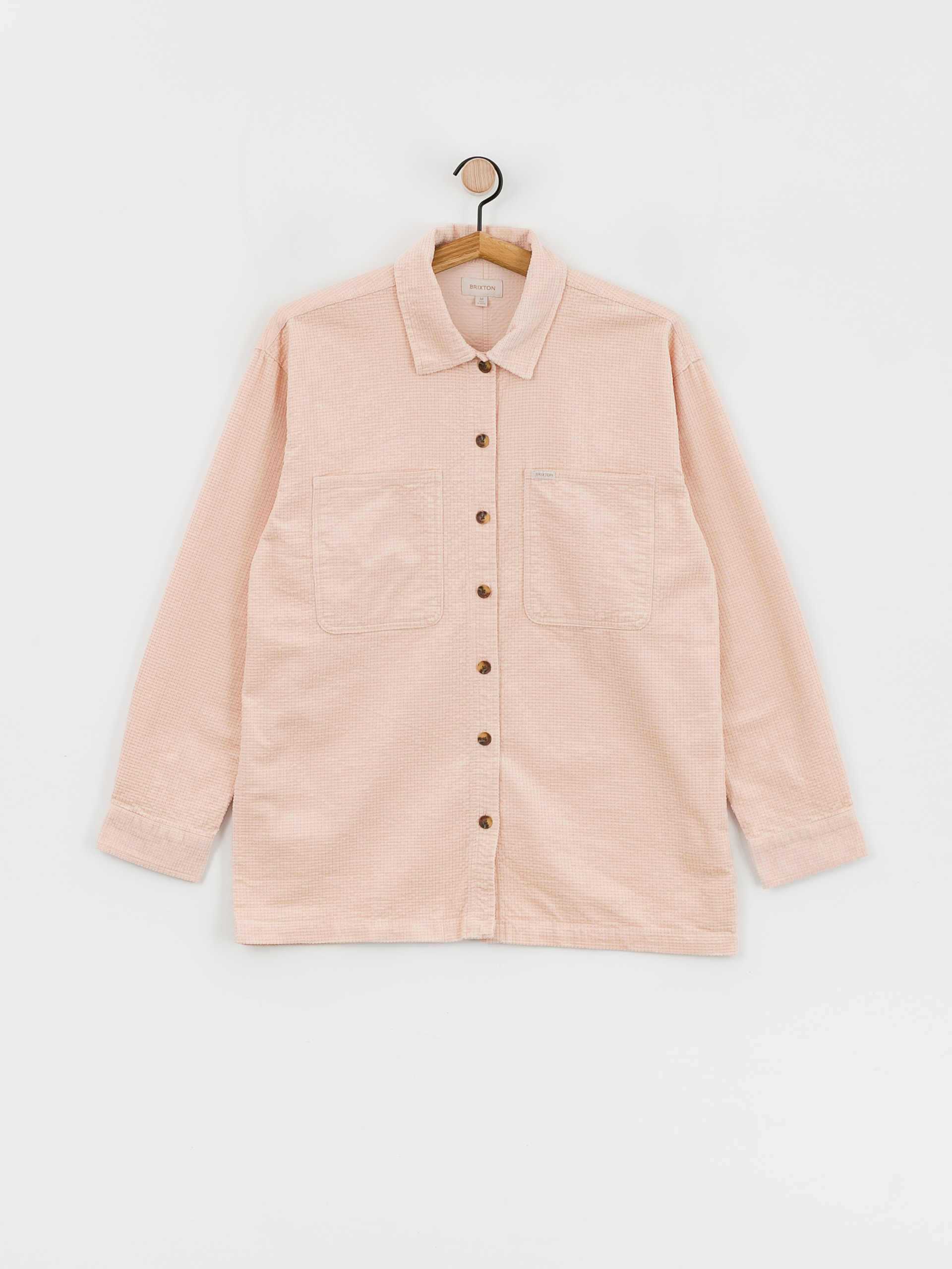 Košeľa Brixton Dundee Corduroy Overshirt Wmn (rose dust)