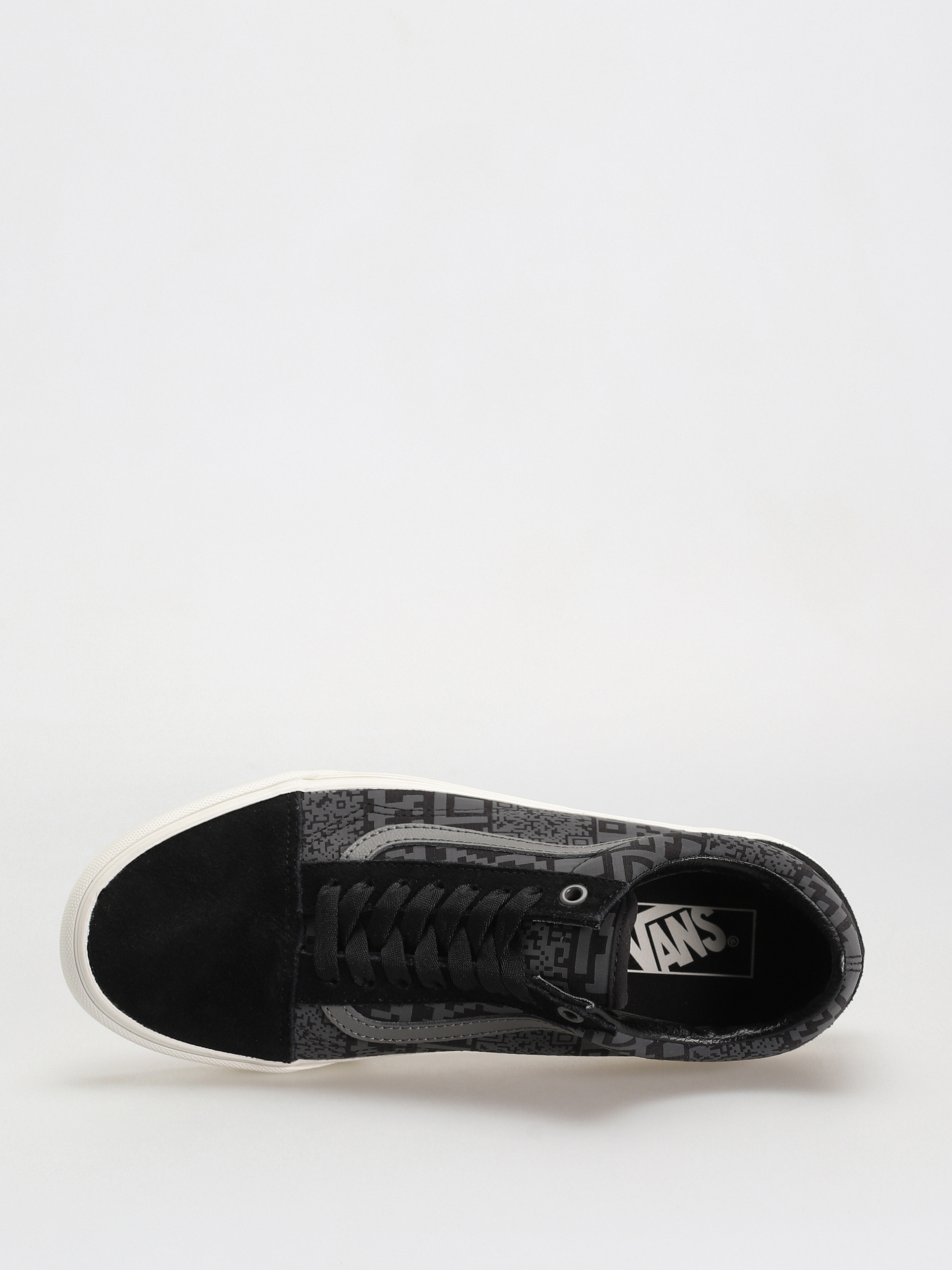Topánky Vans Old Skool (qr checkerboard black/reflective)