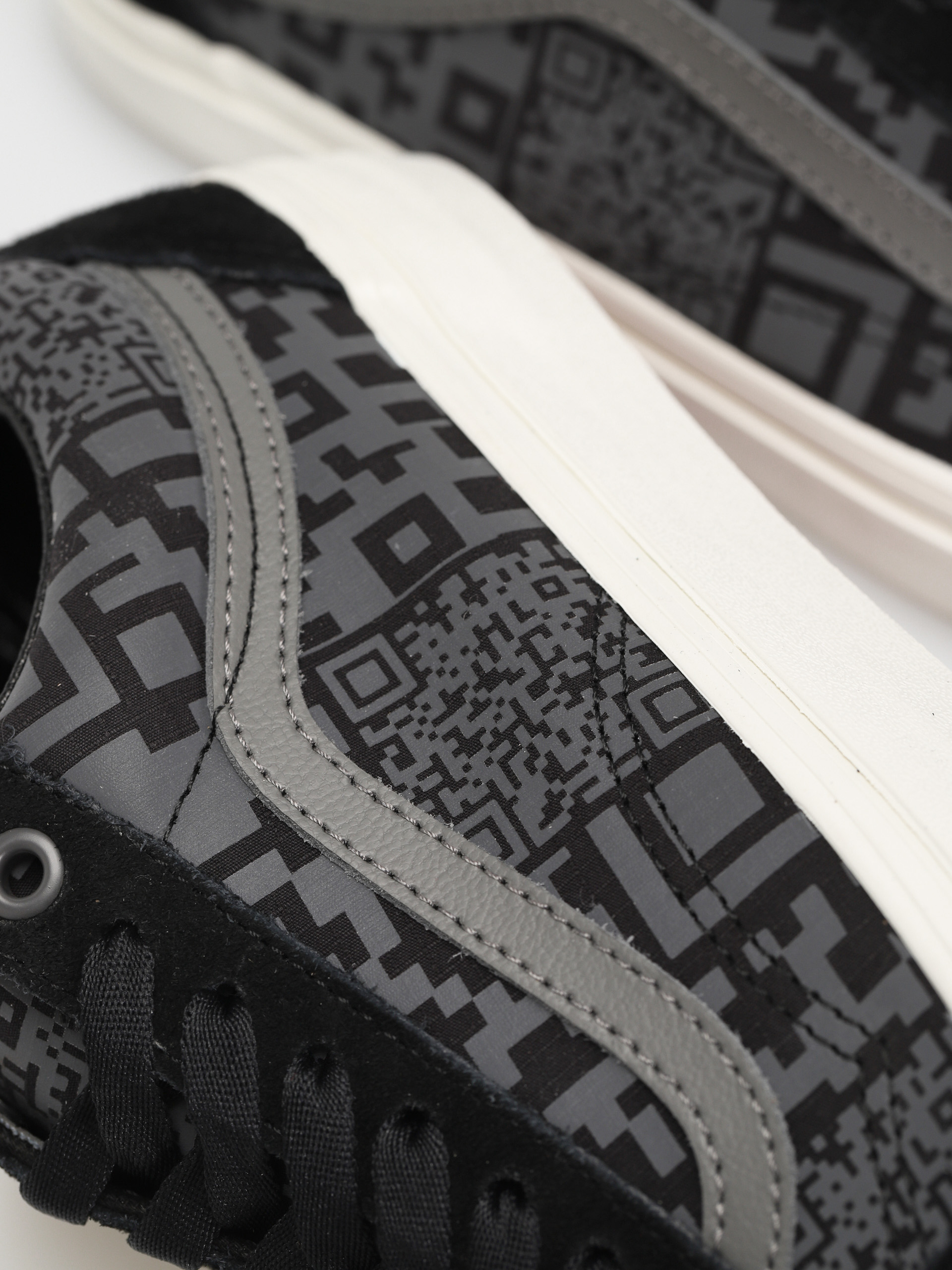 Topánky Vans Old Skool (qr checkerboard black/reflective)