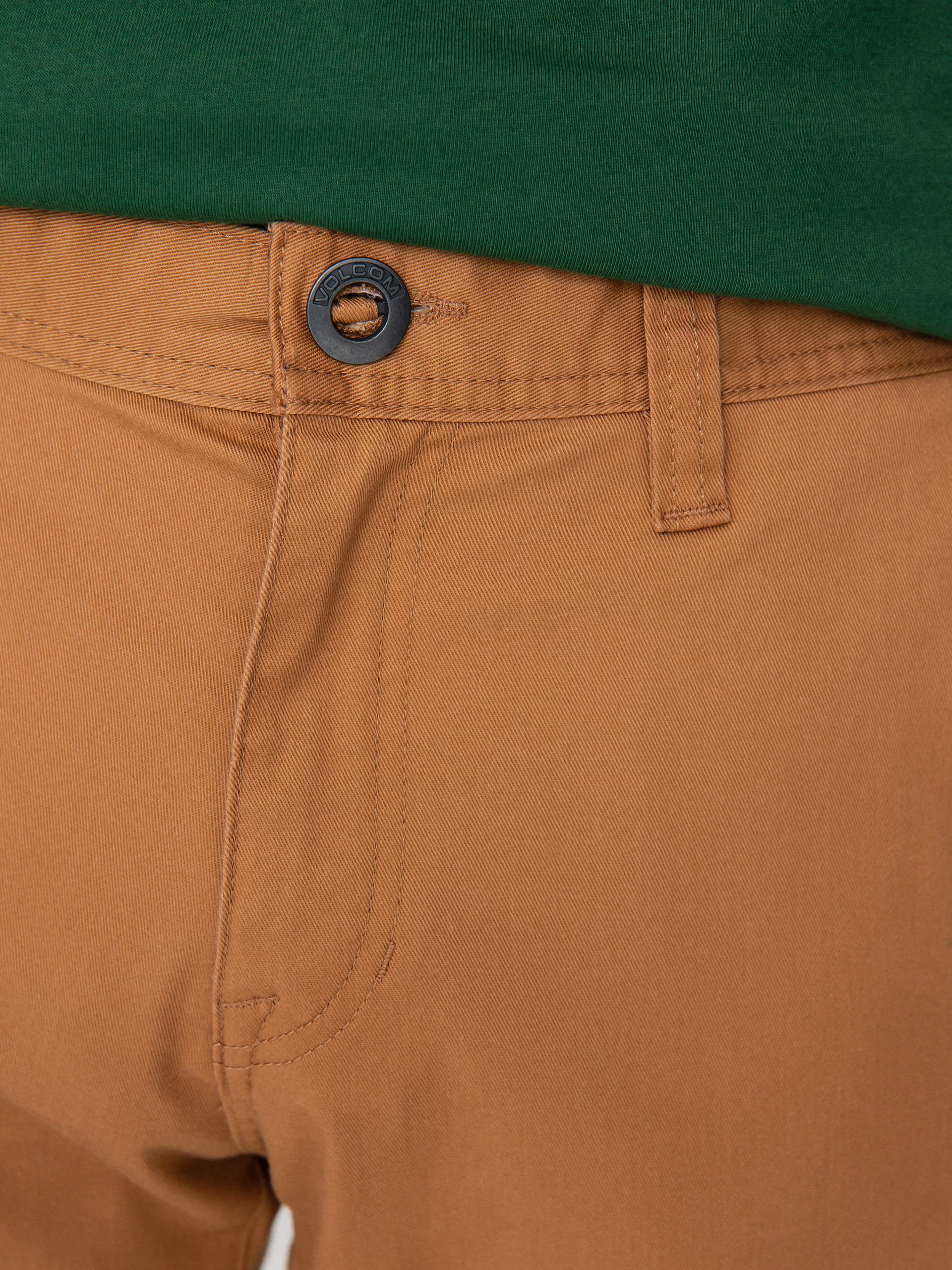 Nohavice Volcom Frickin Modern Stret (tobacco)