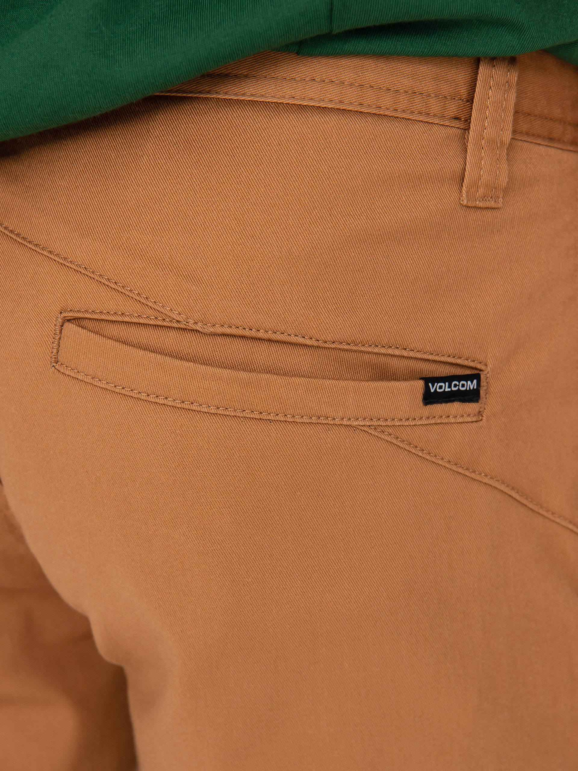 Nohavice Volcom Frickin Modern Stret (tobacco)