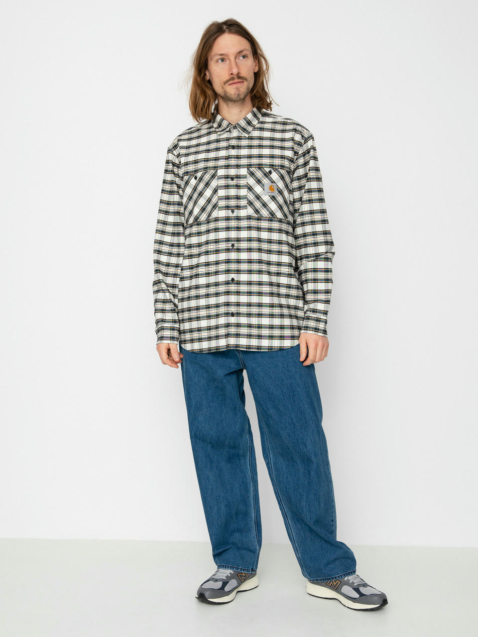 Košeľa Carhartt WIP Solander (solander check wax)