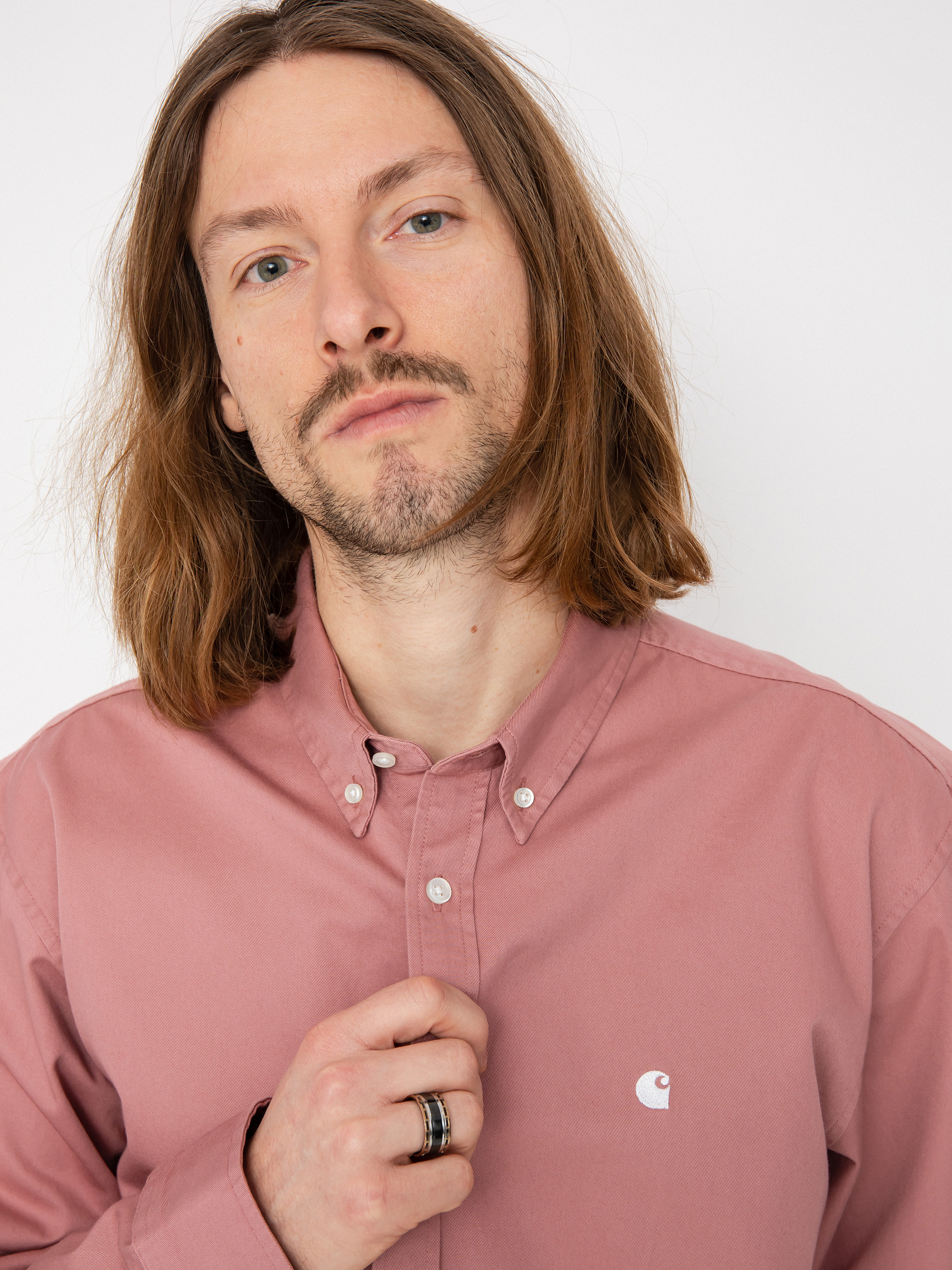 Košeľa Carhartt WIP Madison (dahlia/white)