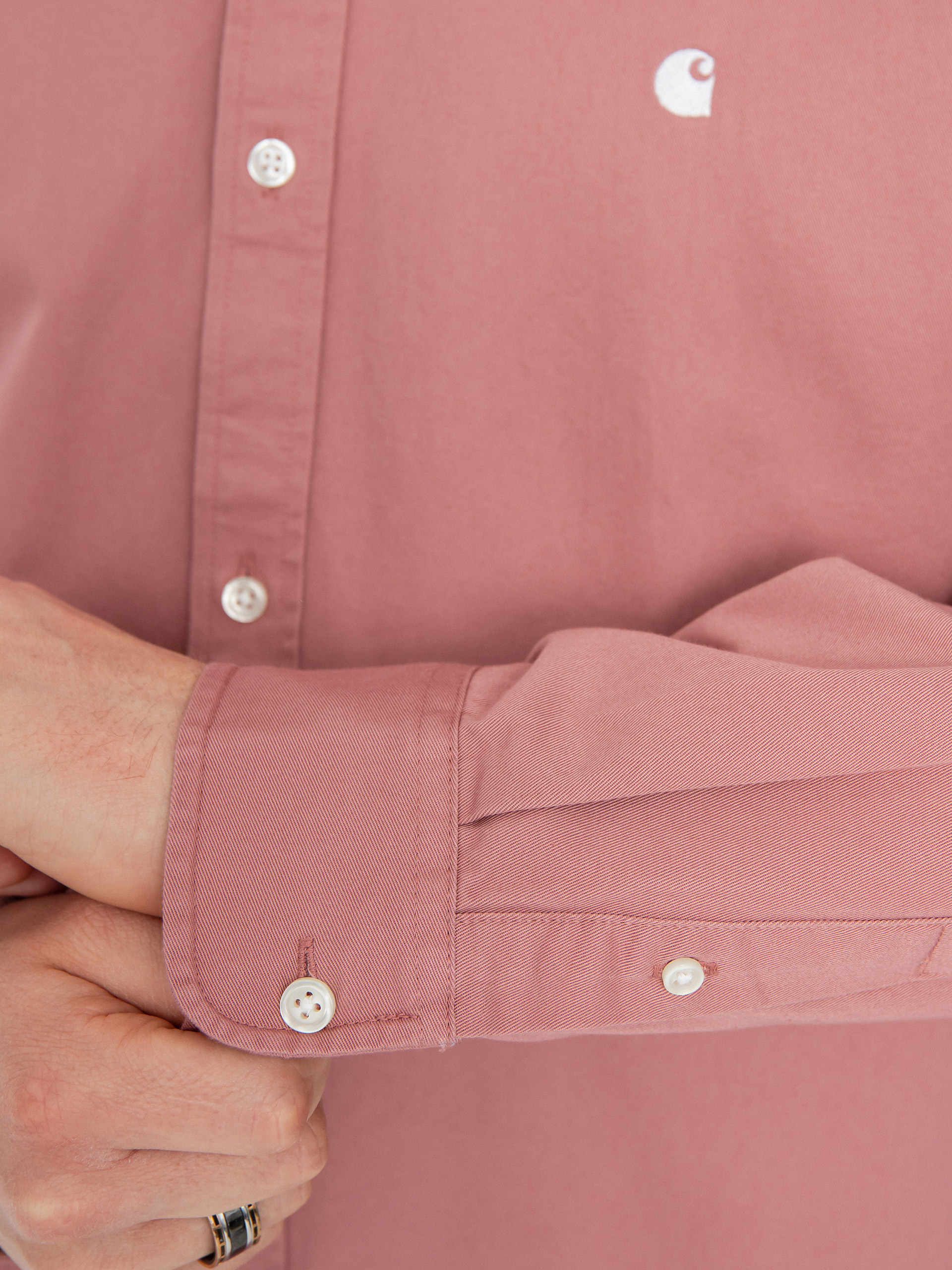 Košeľa Carhartt WIP Madison (dahlia/white)