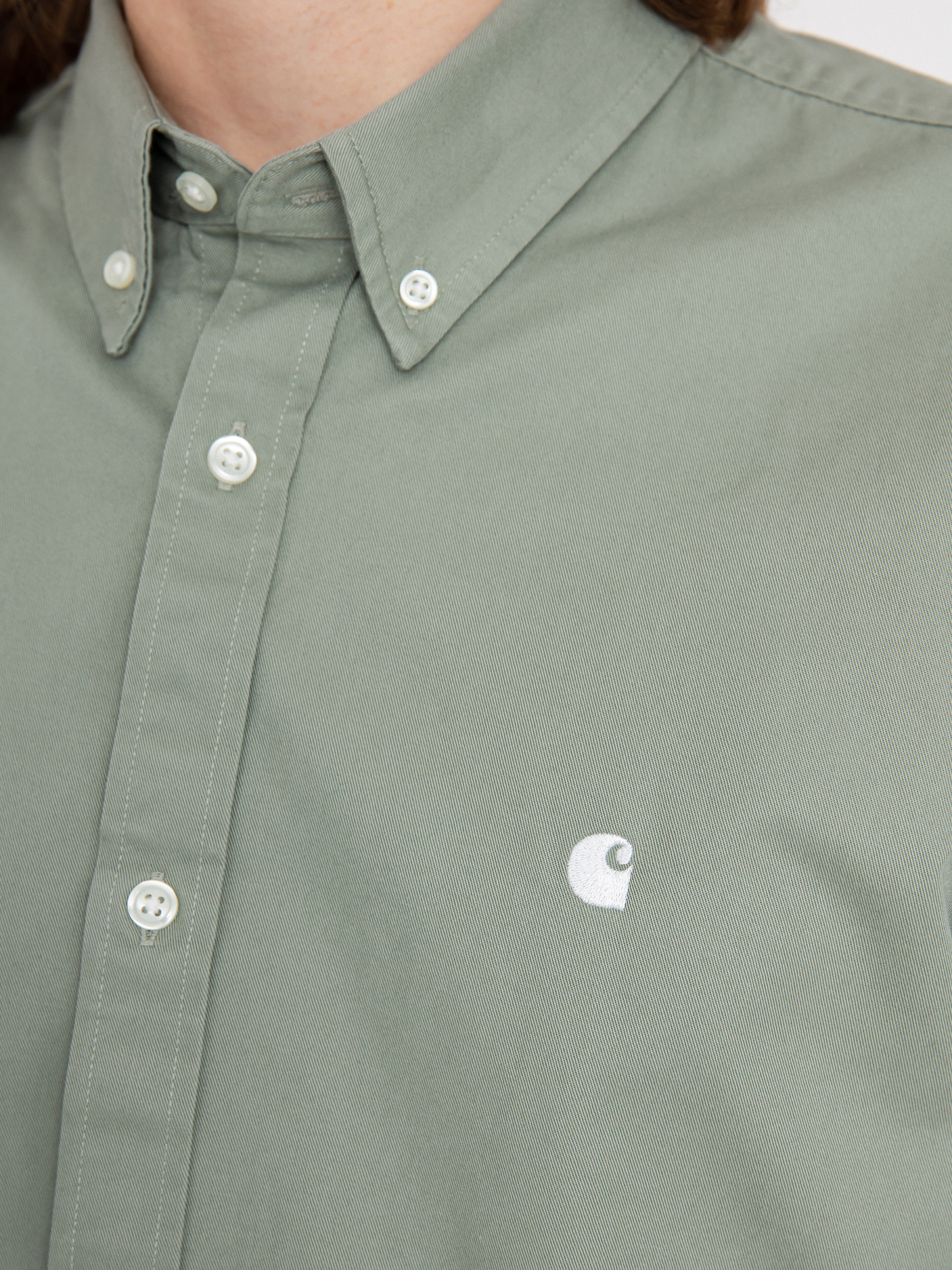 Košeľa Carhartt WIP Madison (yucca/white)