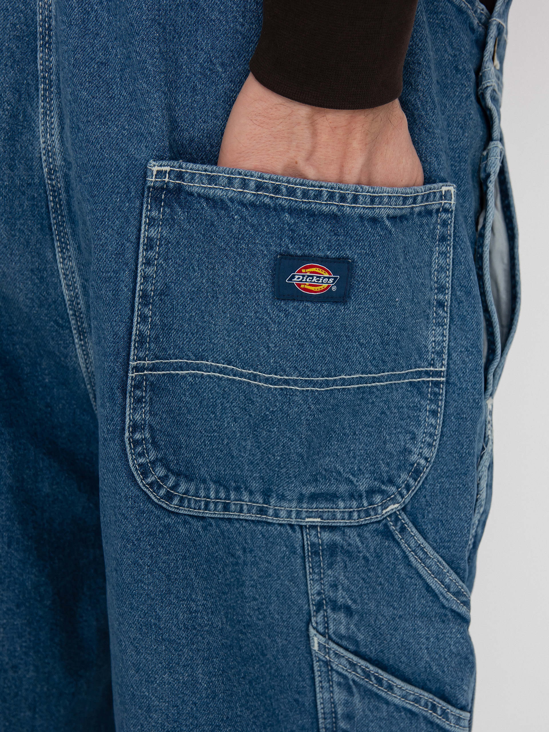 Nohavice Dickies Classic Denim Bib (classic blue)