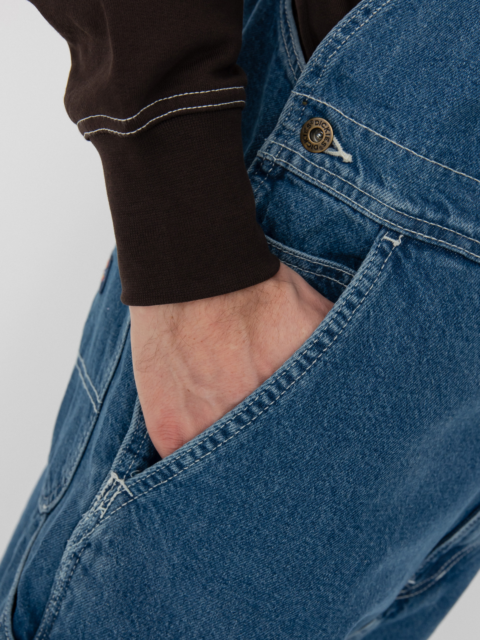 Nohavice Dickies Classic Denim Bib (classic blue)