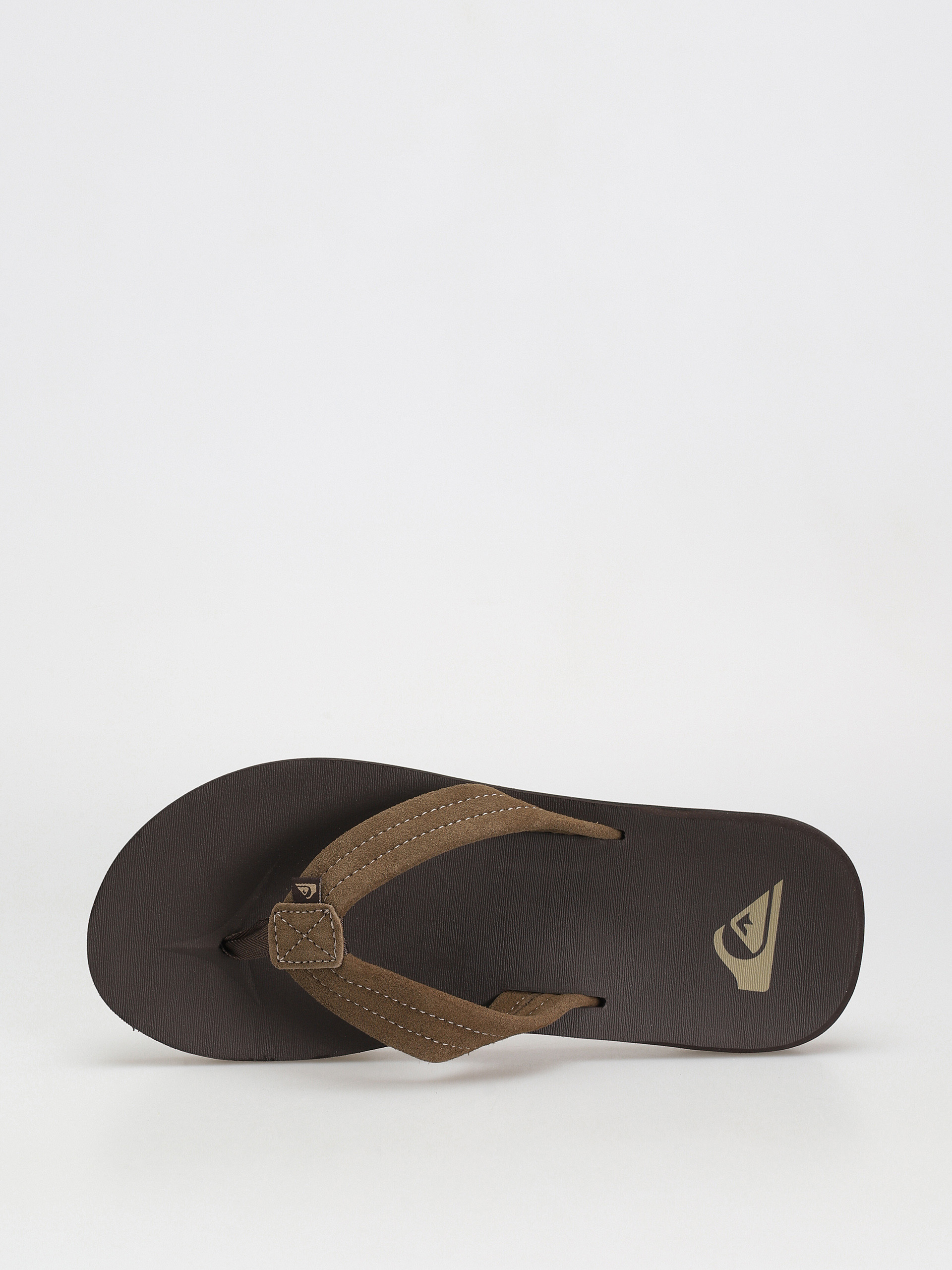 Šľapky Quiksilver Carver Suede Core (brown 1)