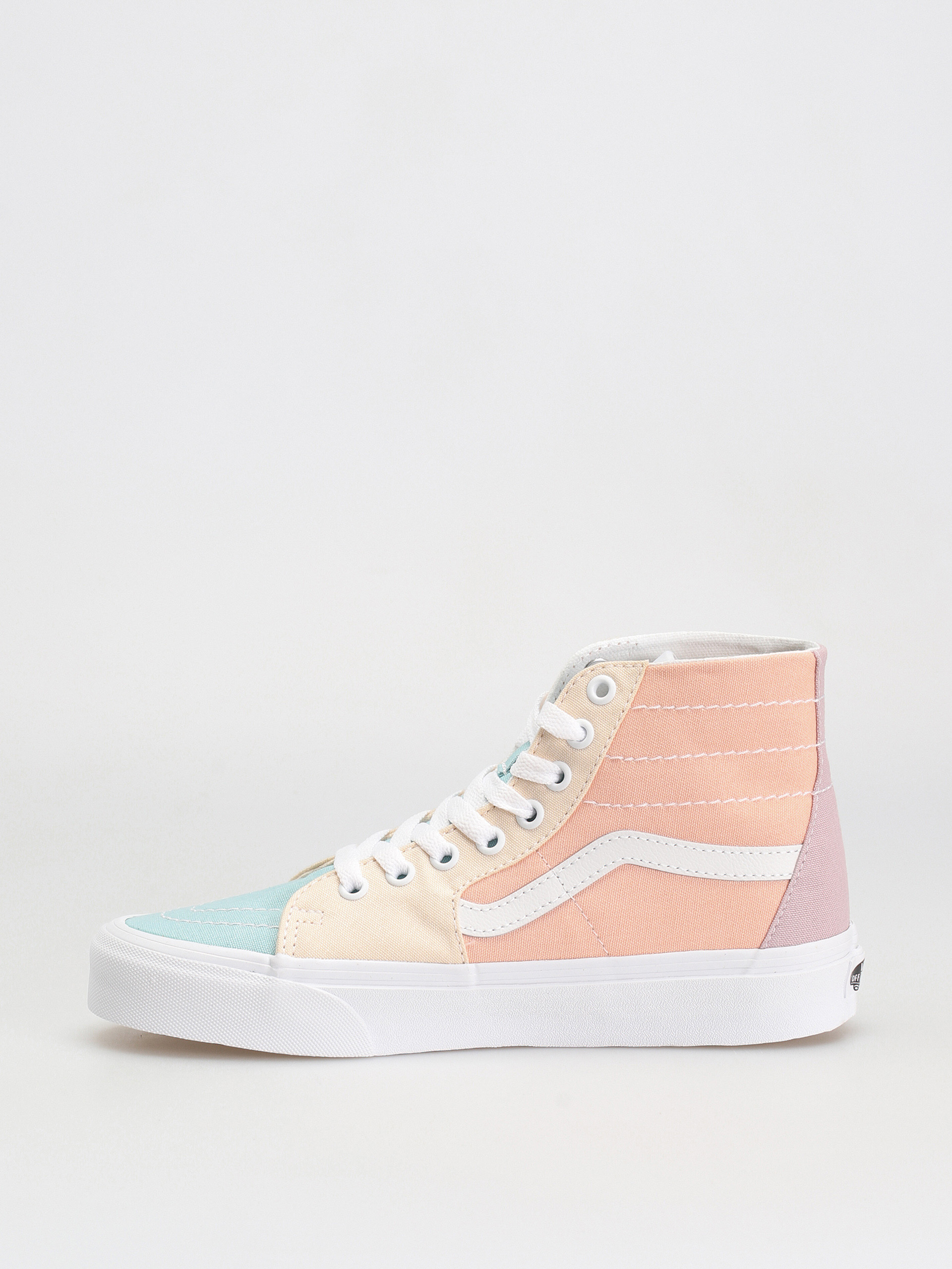 Topánky Vans Sk8 Hi Tapered Wmn (pastel block multi/true white)