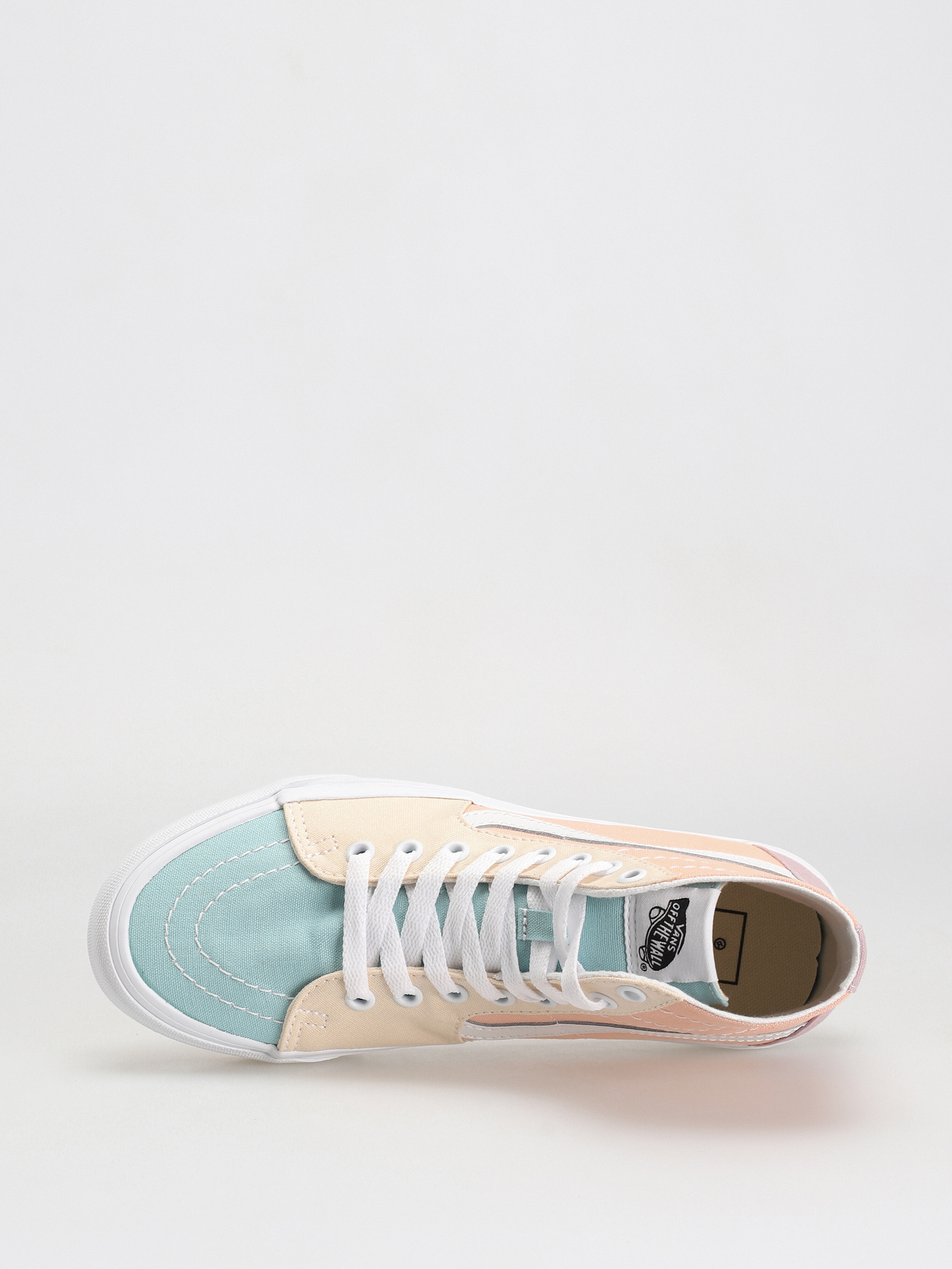 Topánky Vans Sk8 Hi Tapered Wmn (pastel block multi/true white)