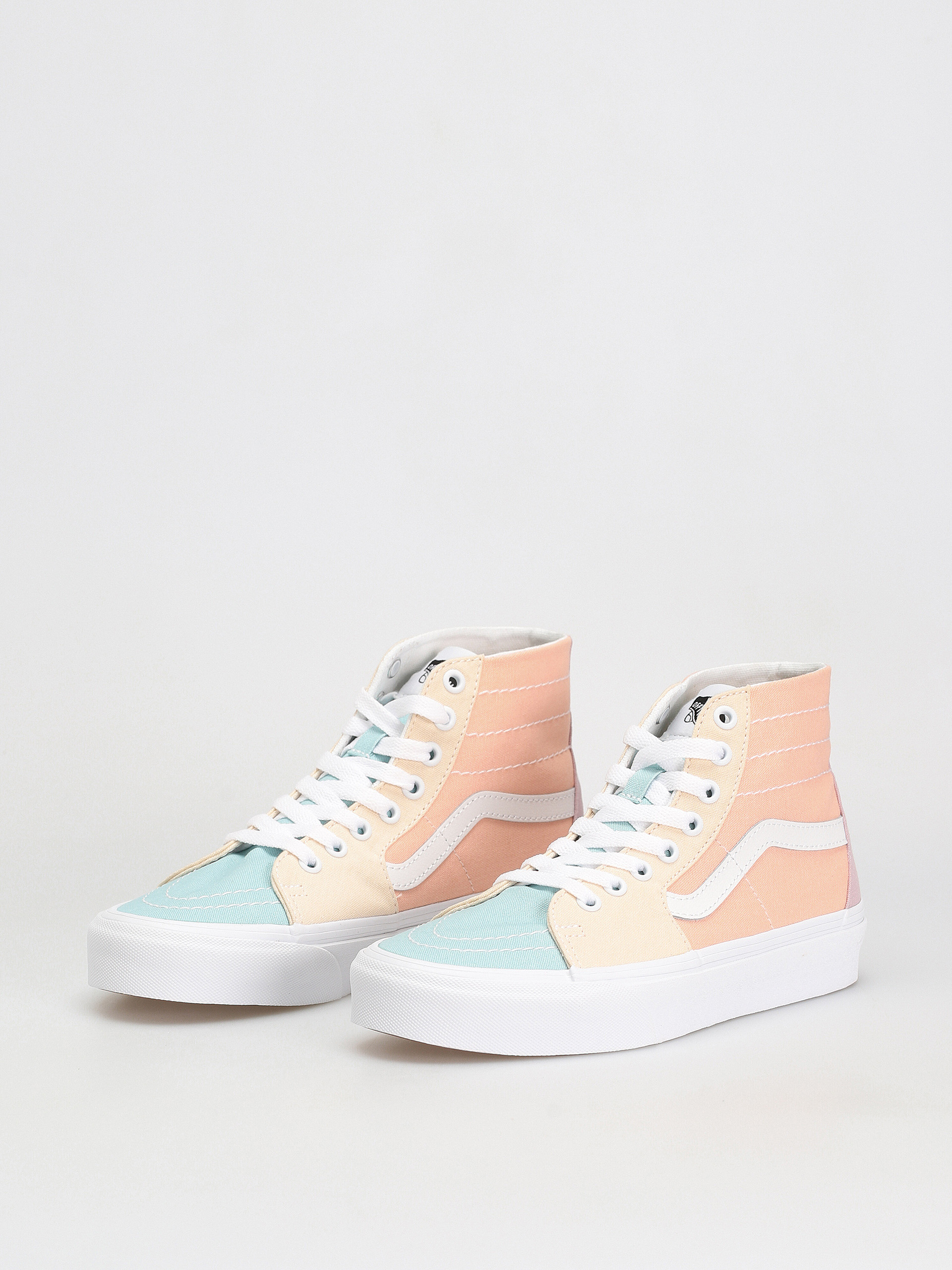 Topánky Vans Sk8 Hi Tapered Wmn (pastel block multi/true white)