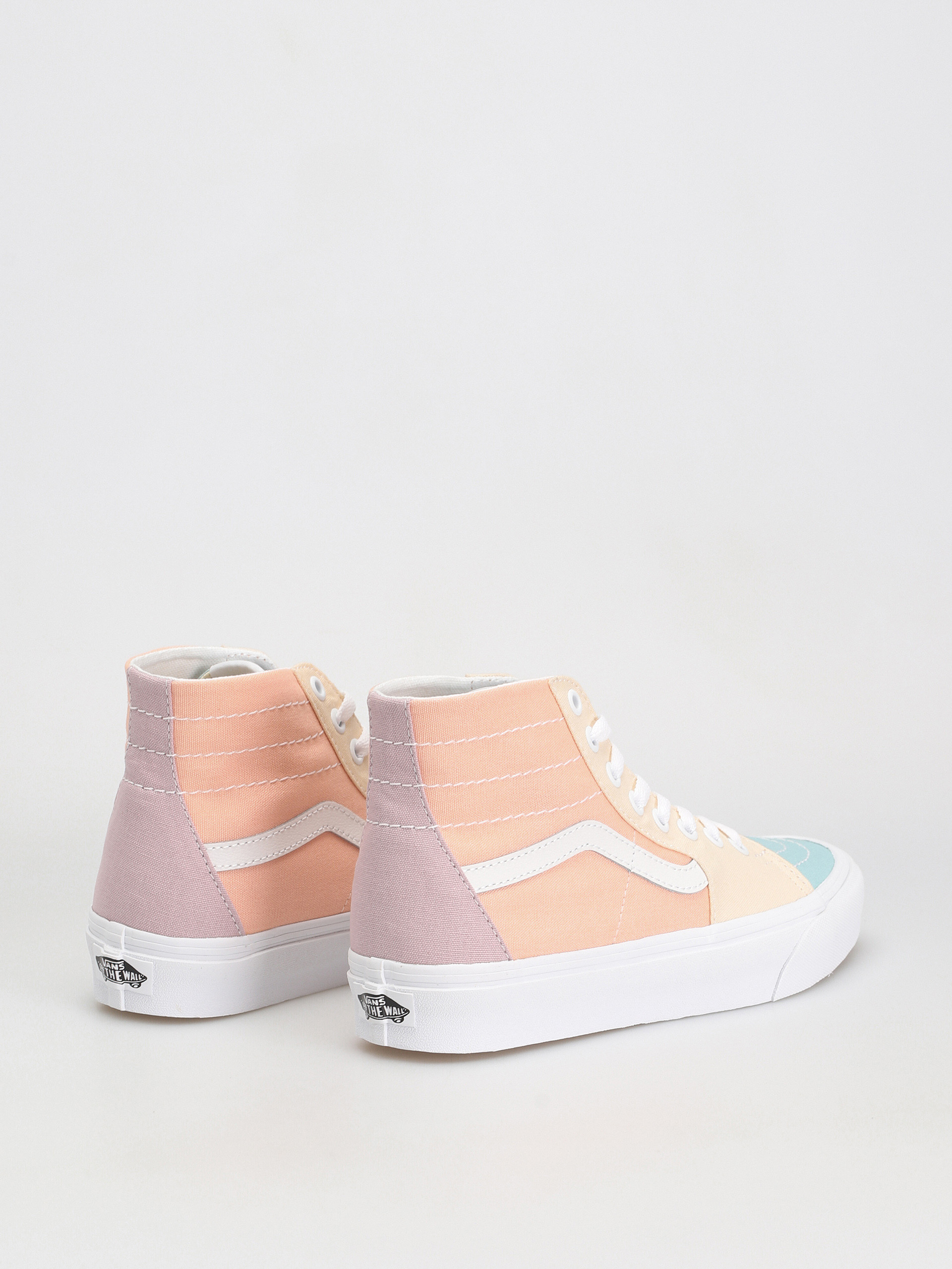Topánky Vans Sk8 Hi Tapered Wmn (pastel block multi/true white)