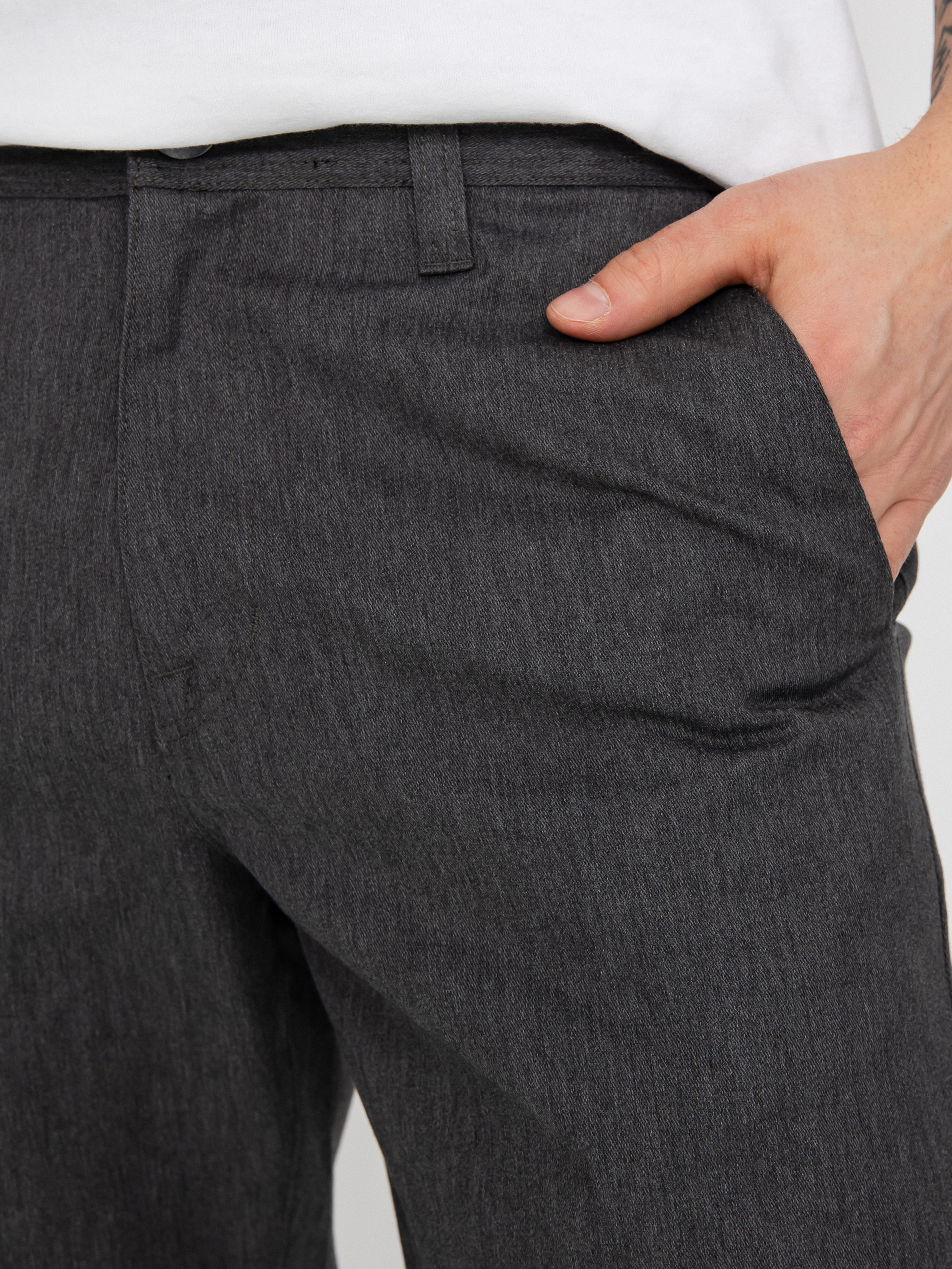 Kraťasy Volcom Frckn Mdn Strch 21 (charcoal heather)