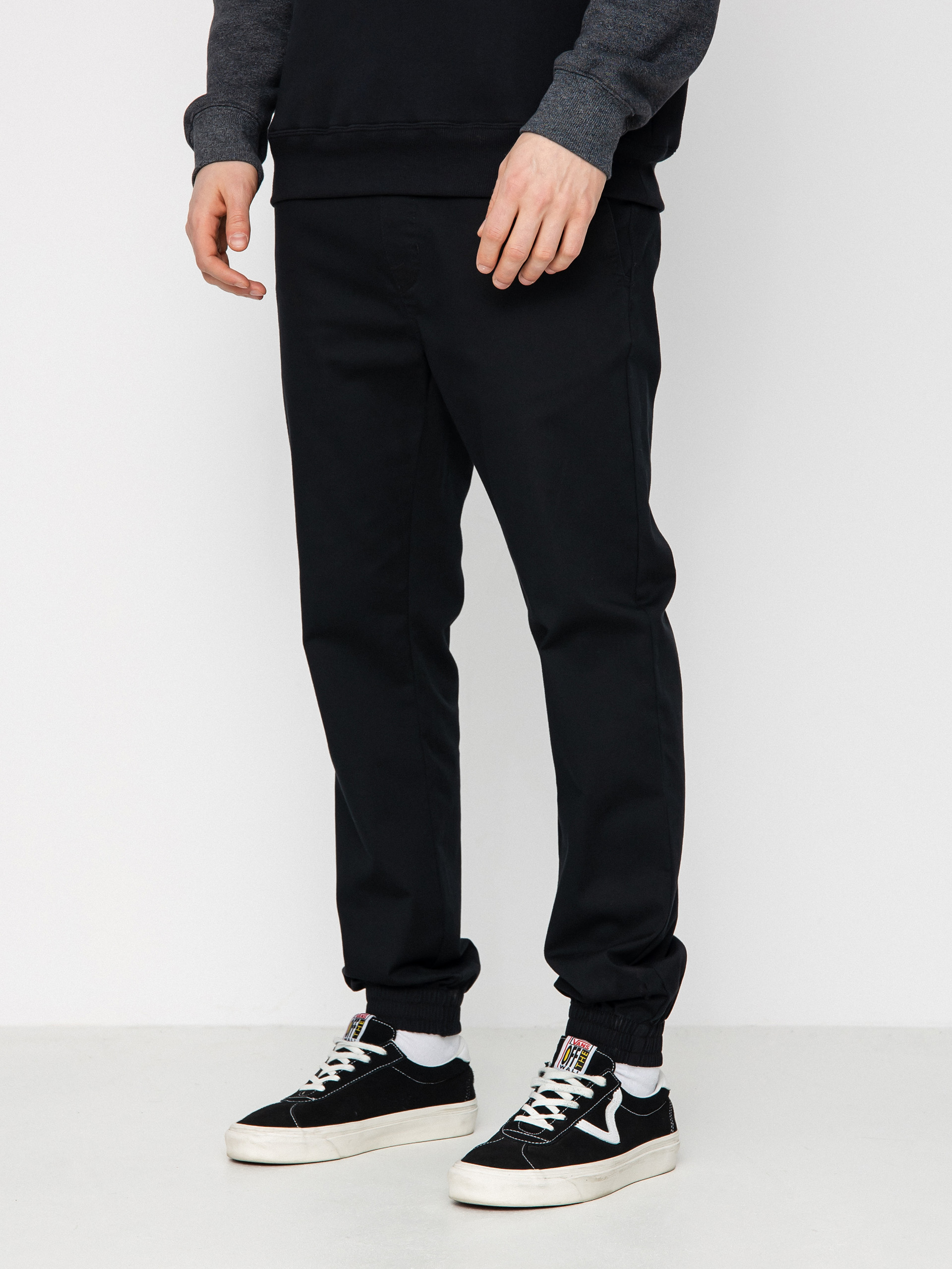 Nohavice Volcom Frickin Slim Jogger (black)