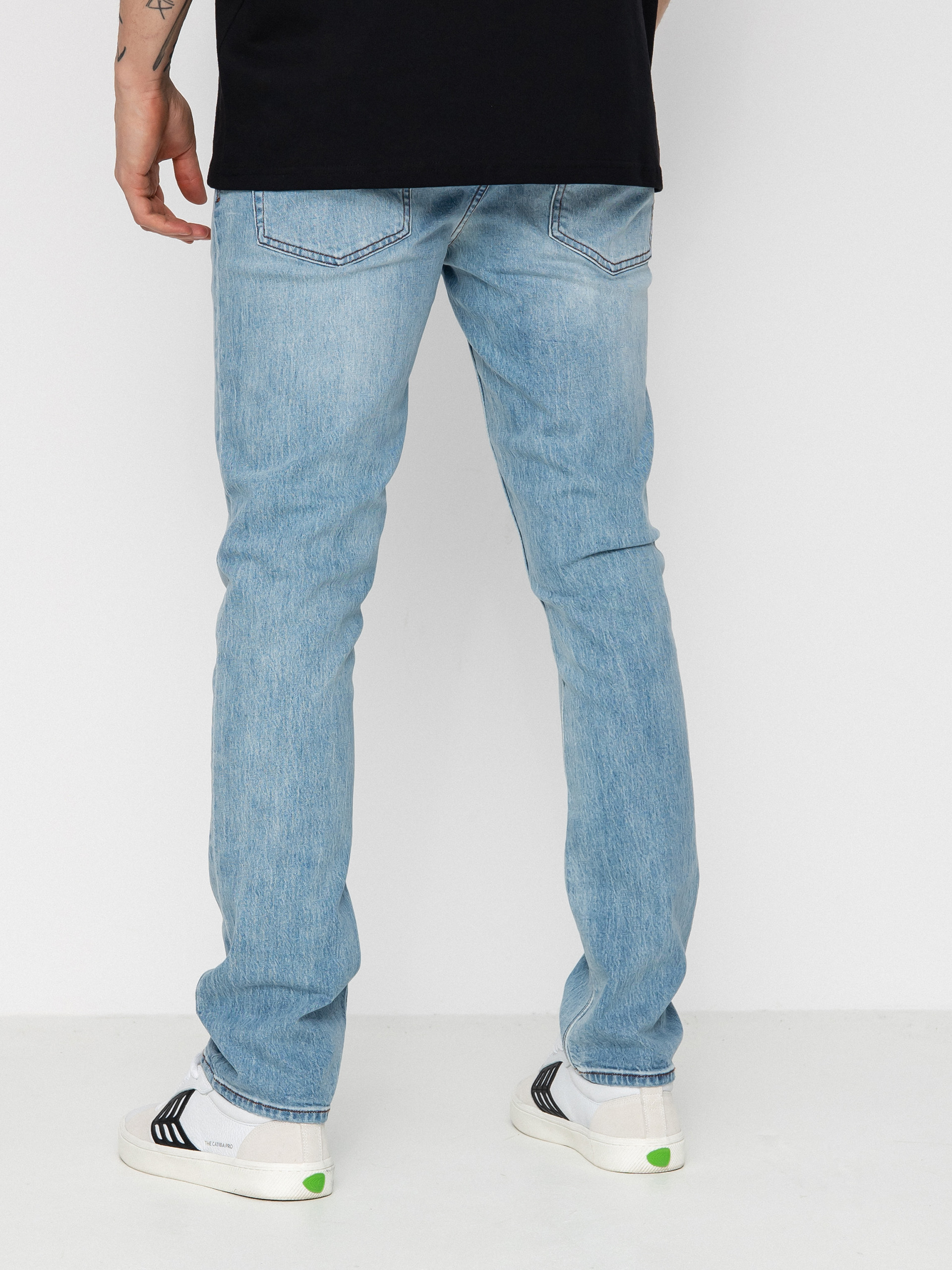 Nohavice Volcom Vorta Denim (wrecked indigo)