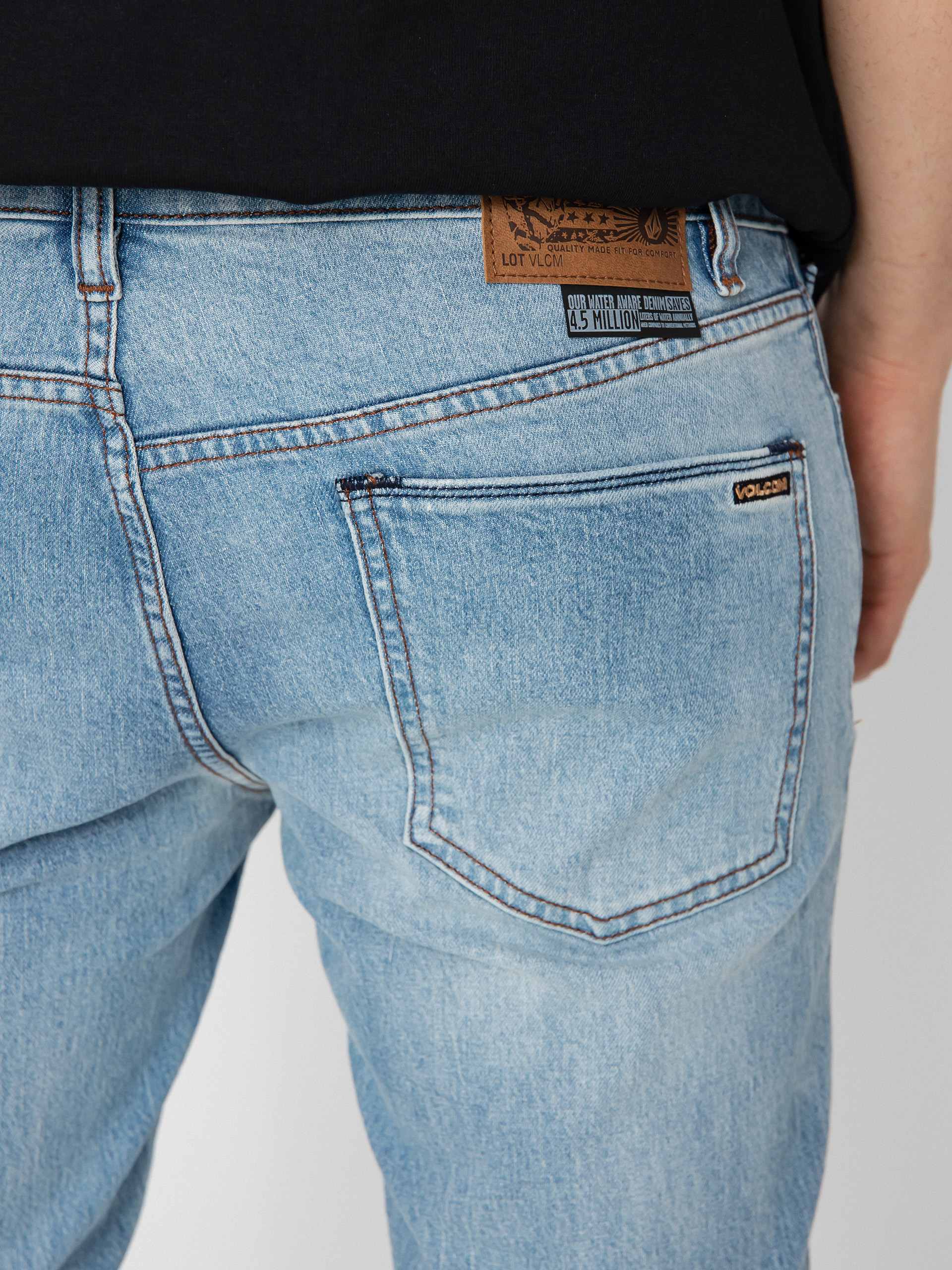 Nohavice Volcom Vorta Denim (wrecked indigo)