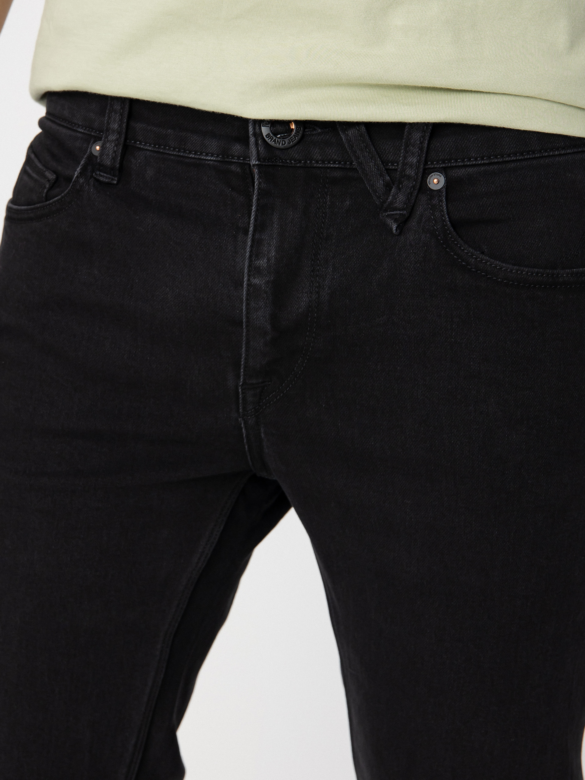 Nohavice Volcom Solver Denim (black out)