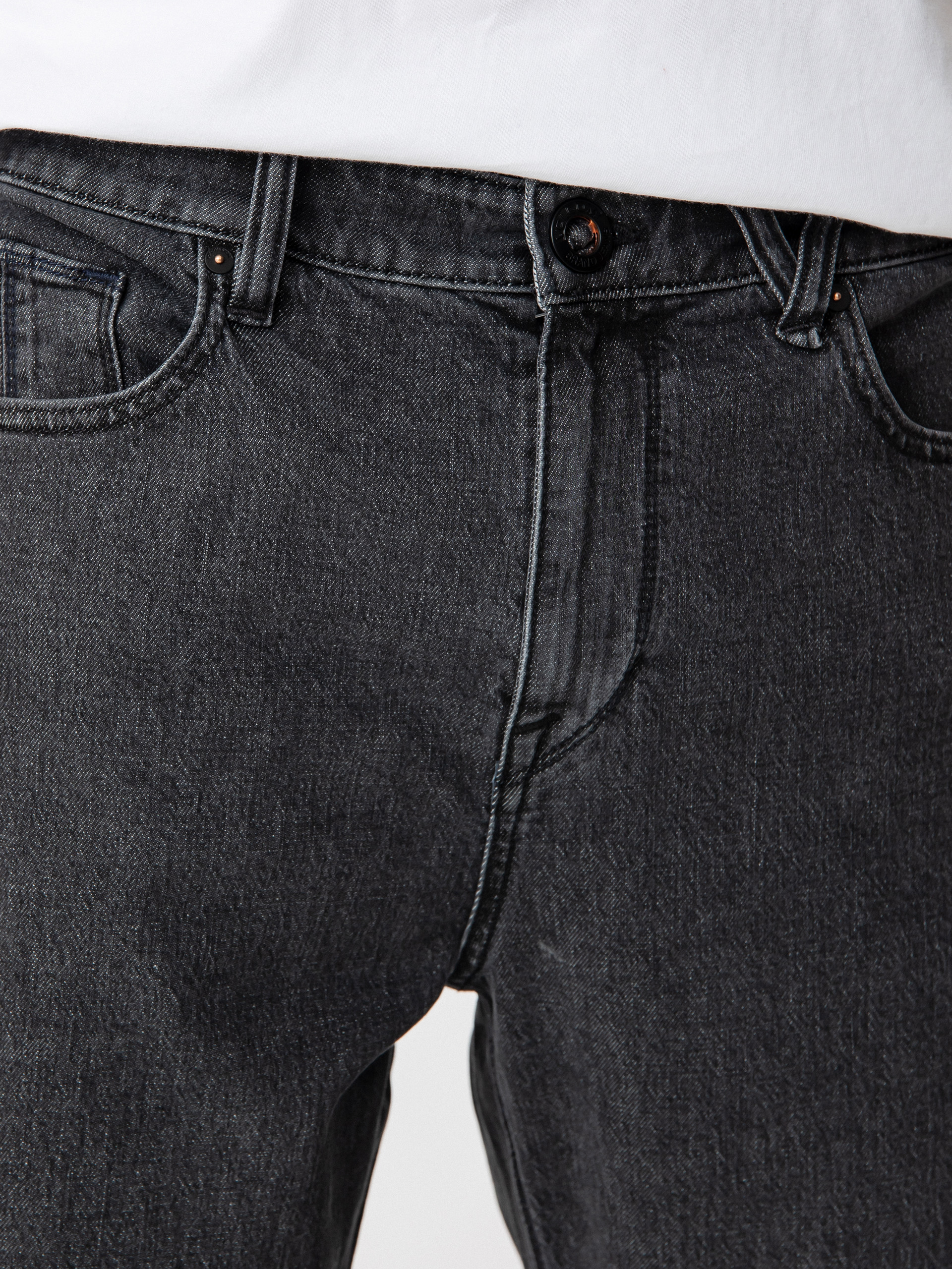 Nohavice Volcom Nailer Denim (stoney black)