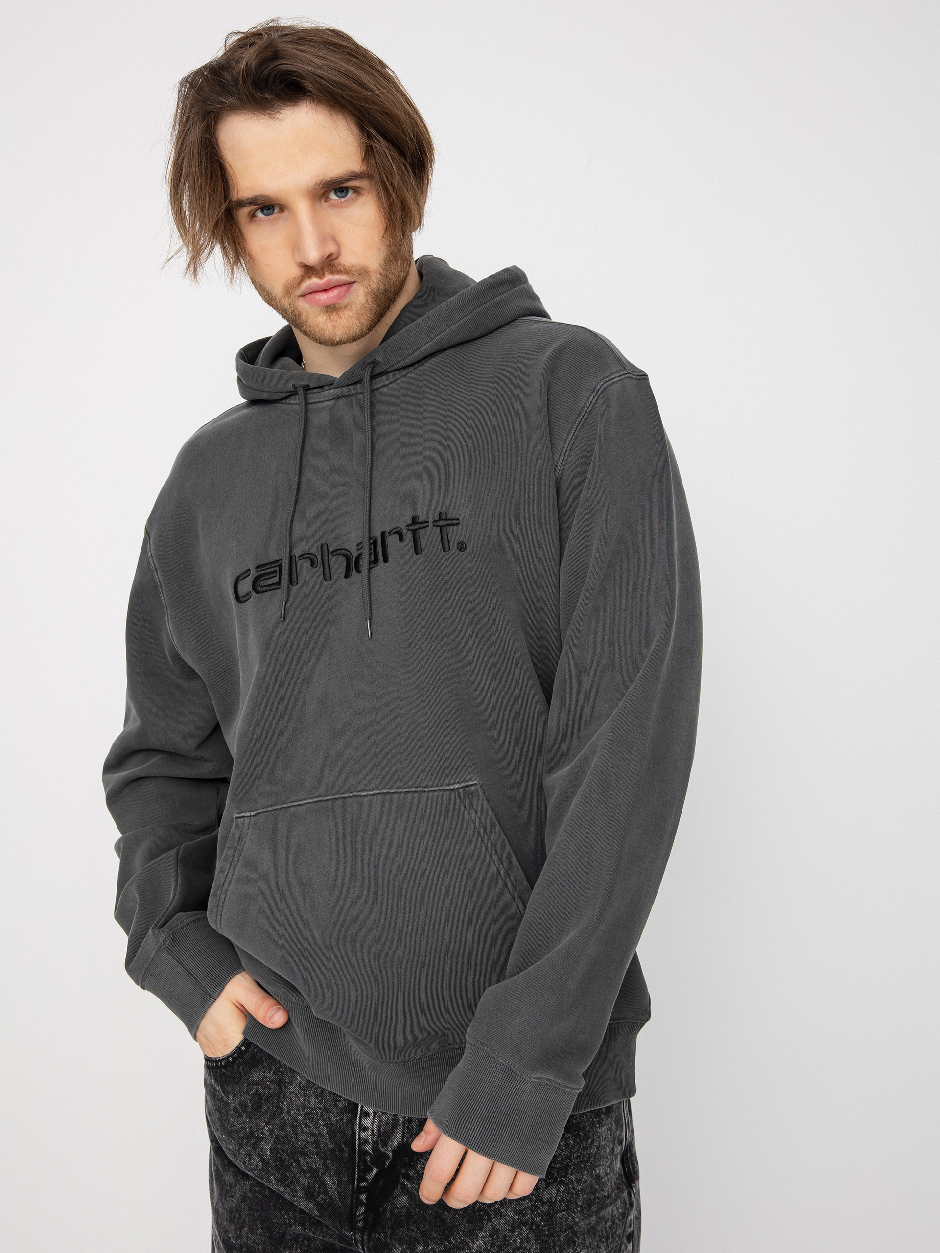 Mikina s kapucňou Carhartt WIP Duster HD (black)