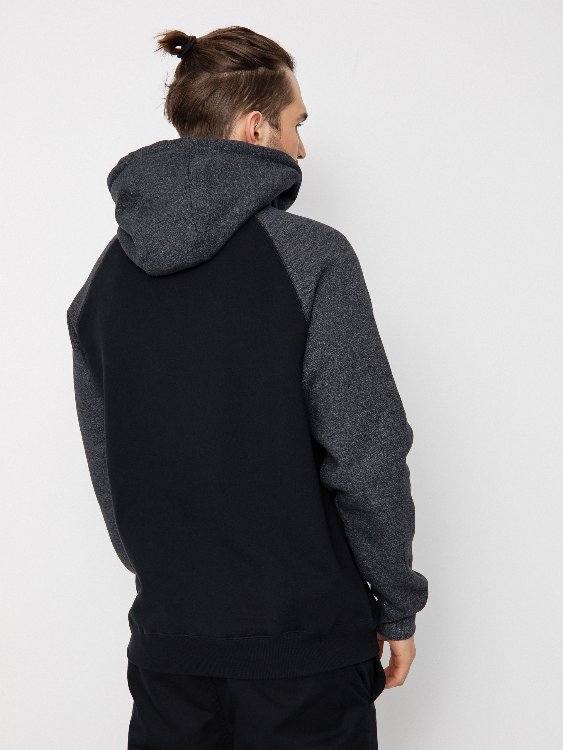 Mikina s kapucňou Volcom Homak HD (black)