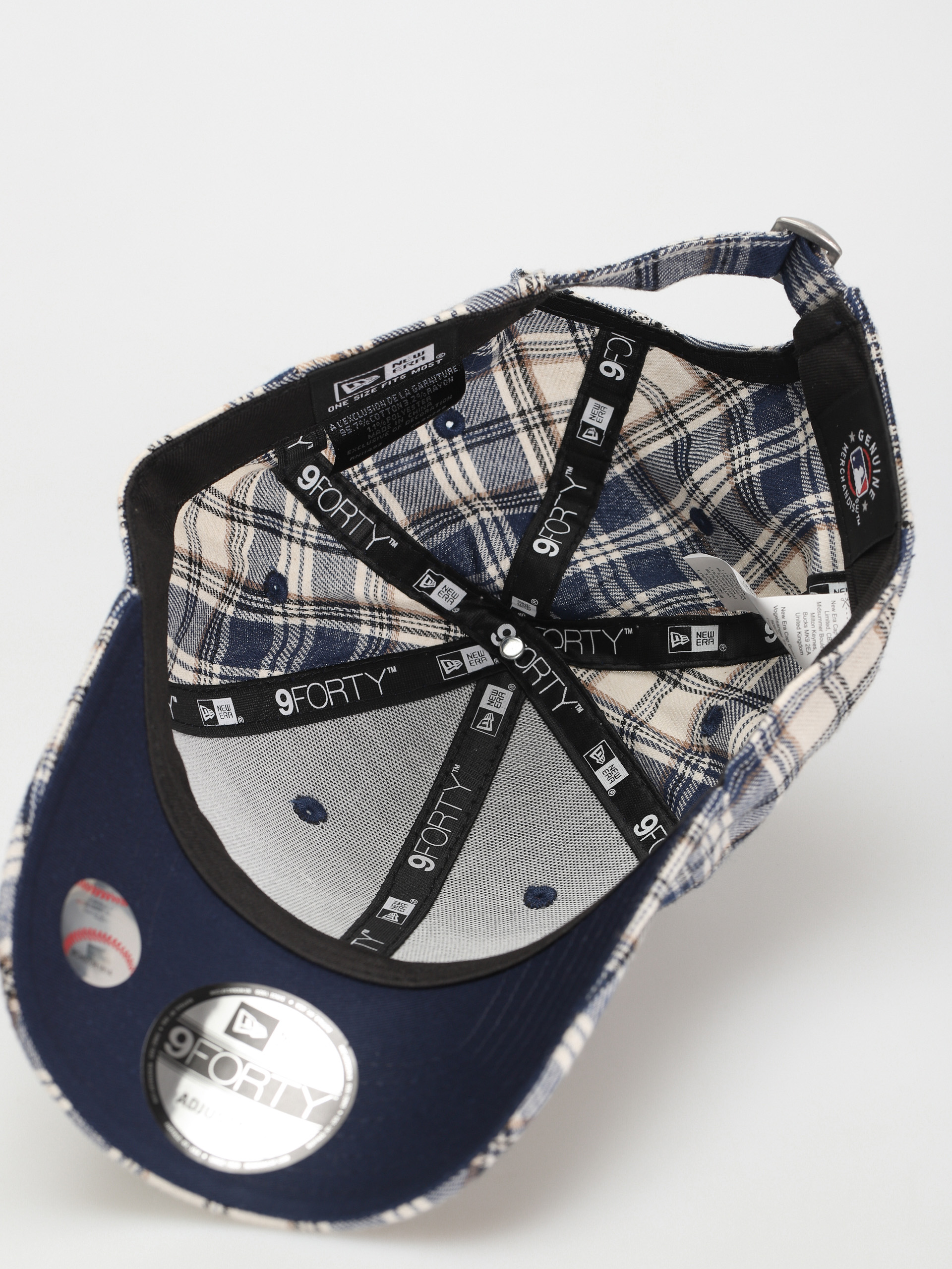 Šiltovka New Era Plaid Camo 9Forty New York Yankees (navy)