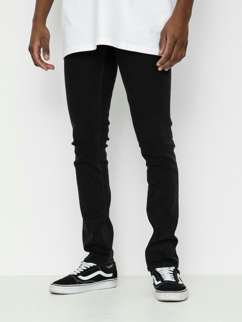 Nohavice Volcom 2X4 Denim (black out)