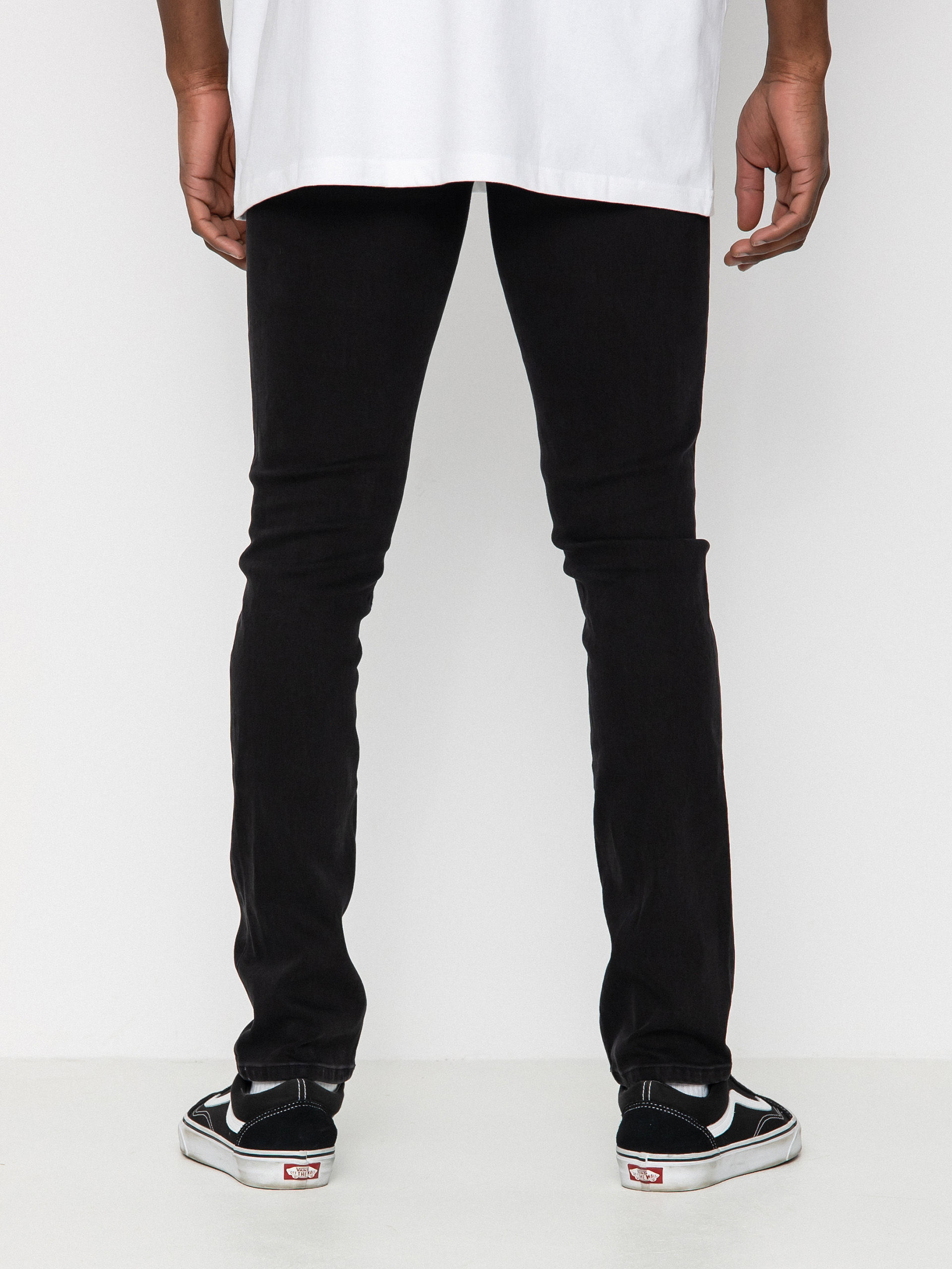 Nohavice Volcom 2X4 Denim (black out)