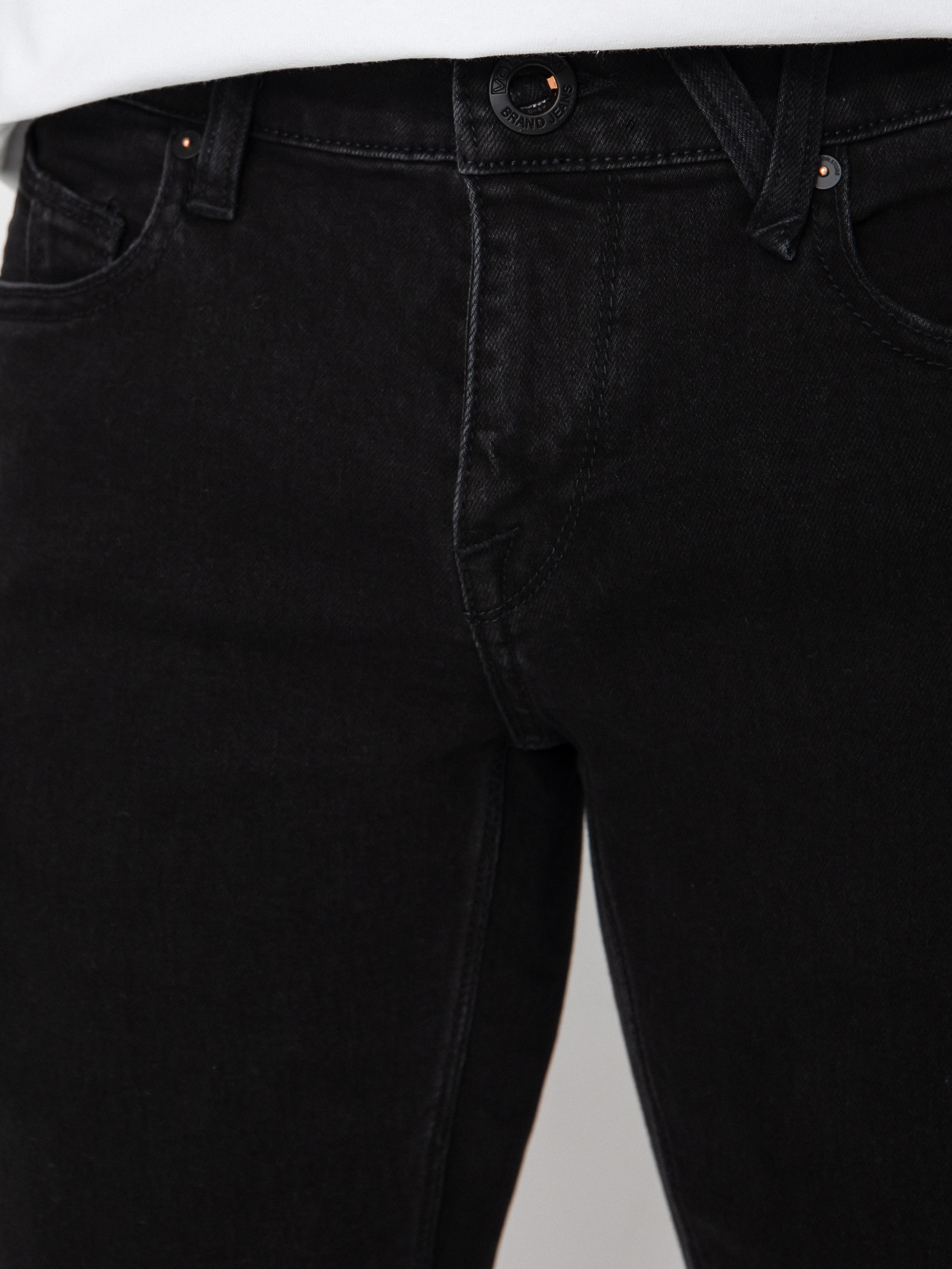 Nohavice Volcom 2X4 Denim (black out)