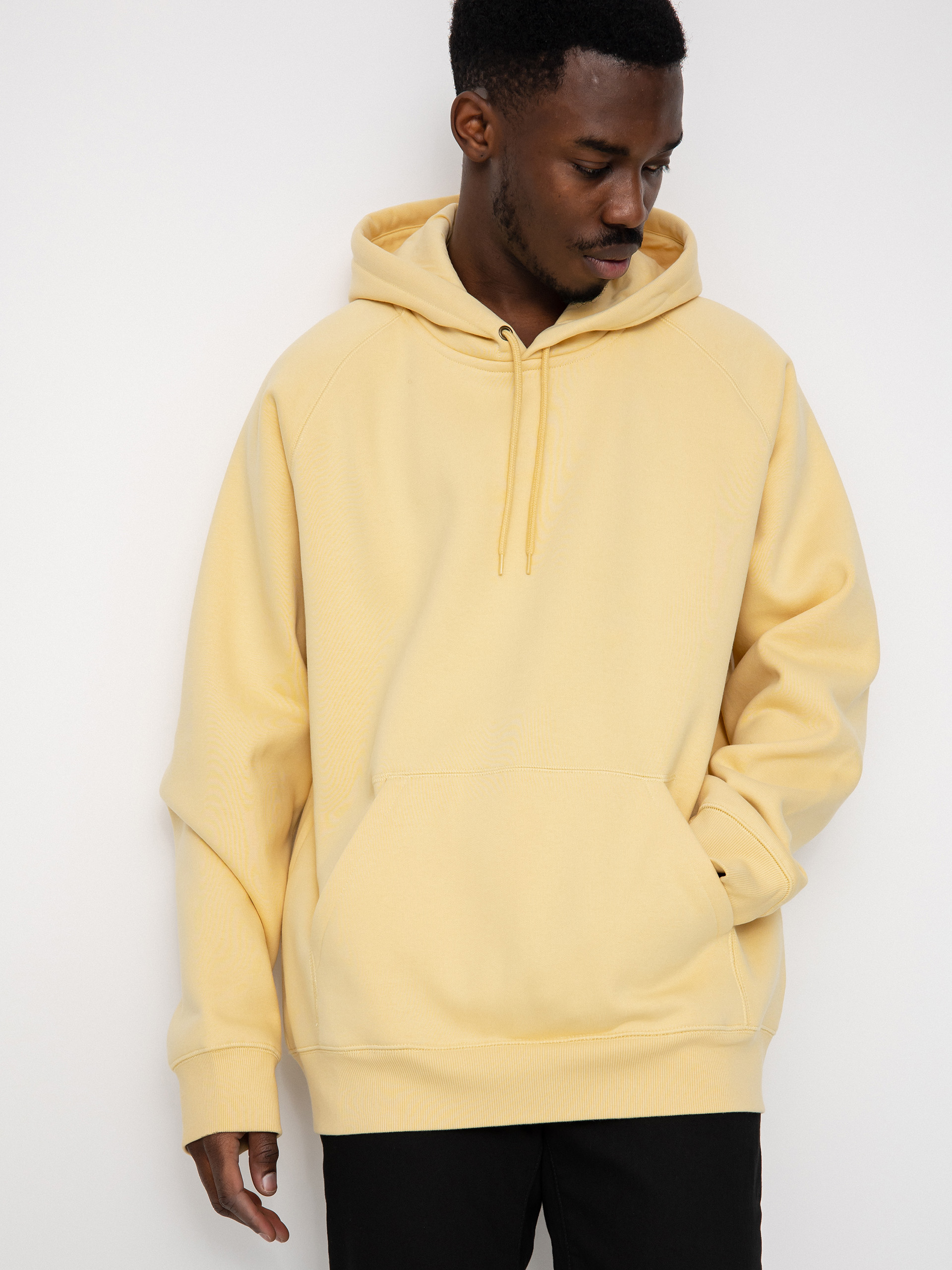 Mikina s kapucňou Carhartt WIP Chase HD (citron/gold)