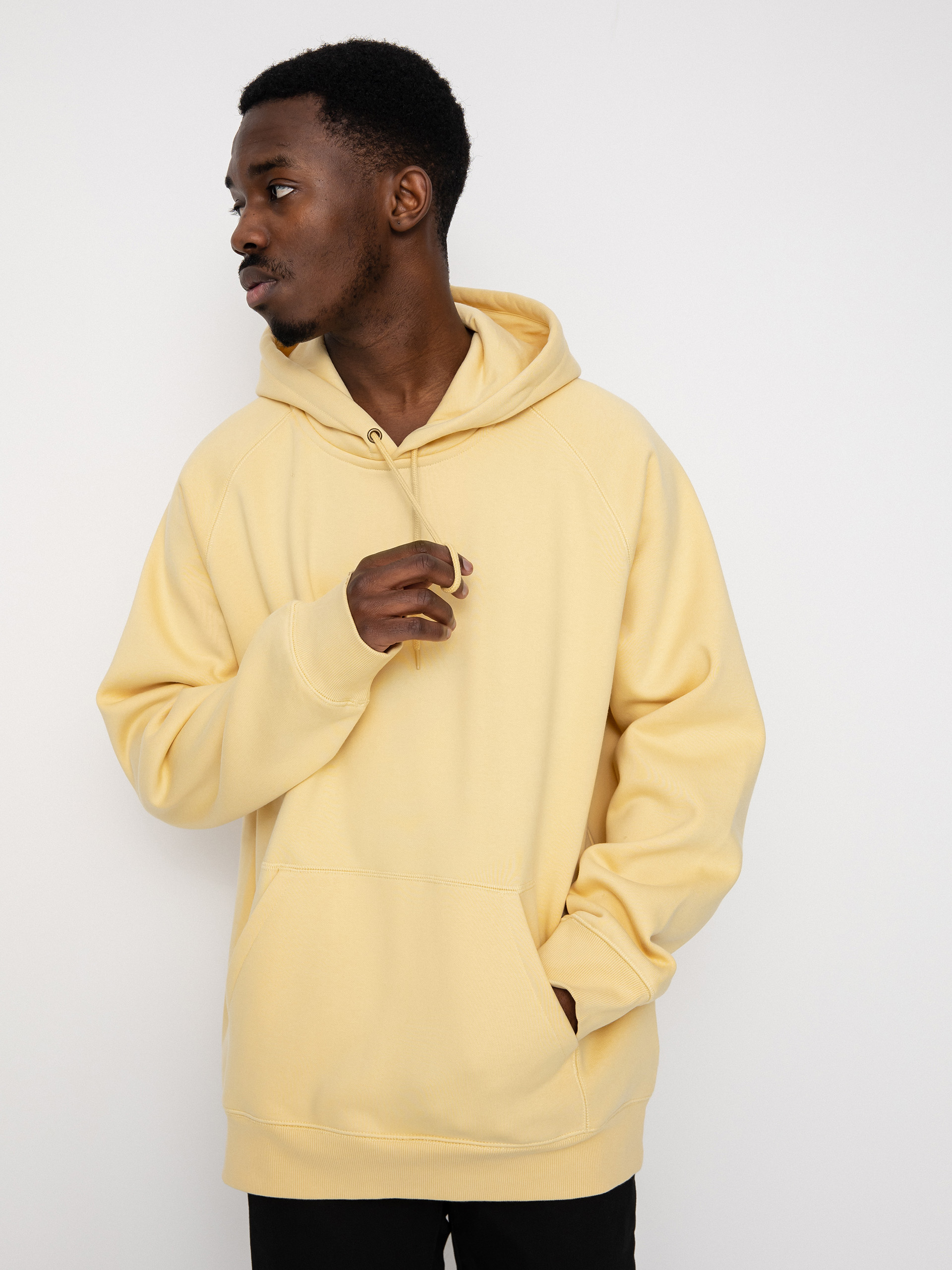 Mikina s kapucňou Carhartt WIP Chase HD (citron/gold)
