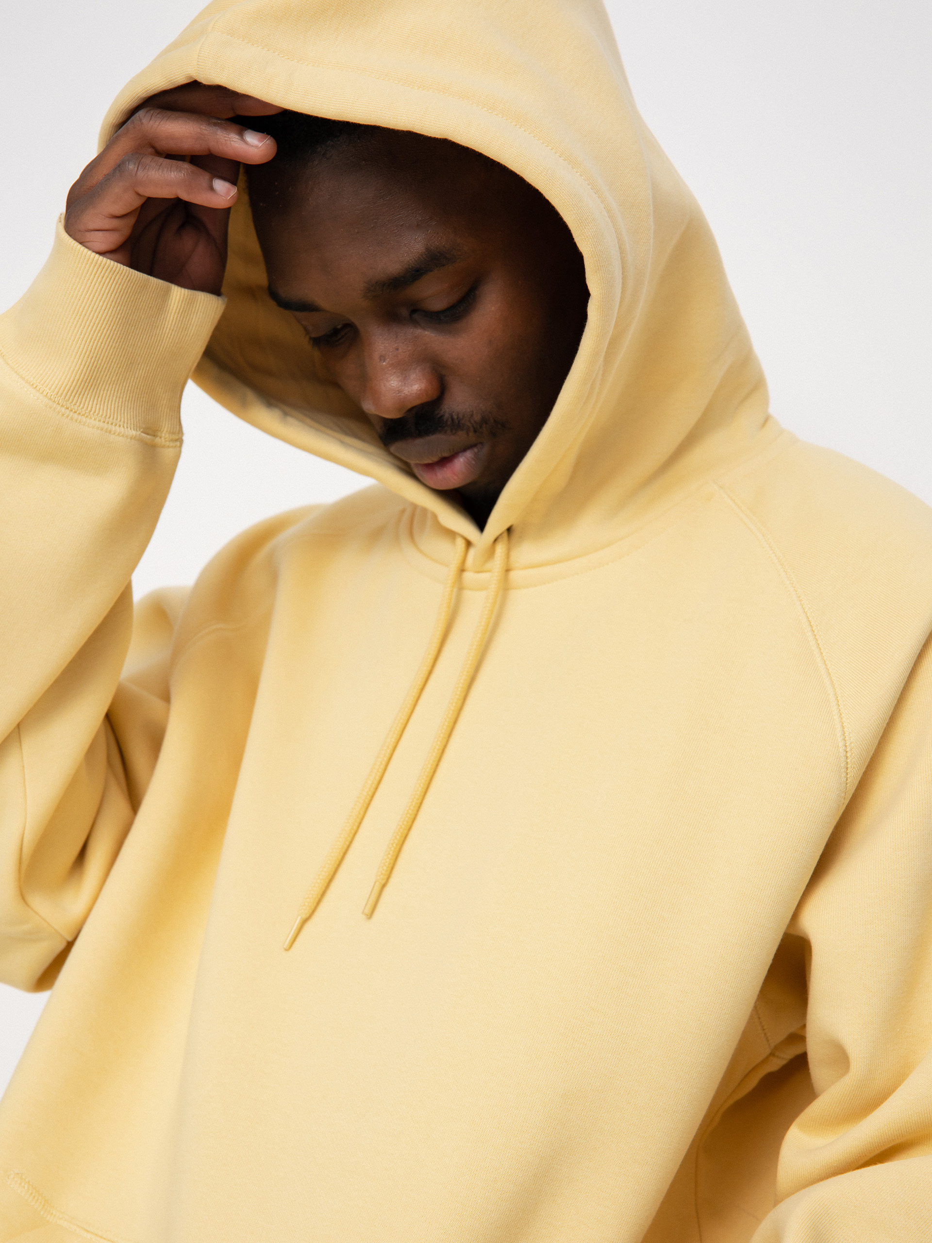 Mikina s kapucňou Carhartt WIP Chase HD (citron/gold)