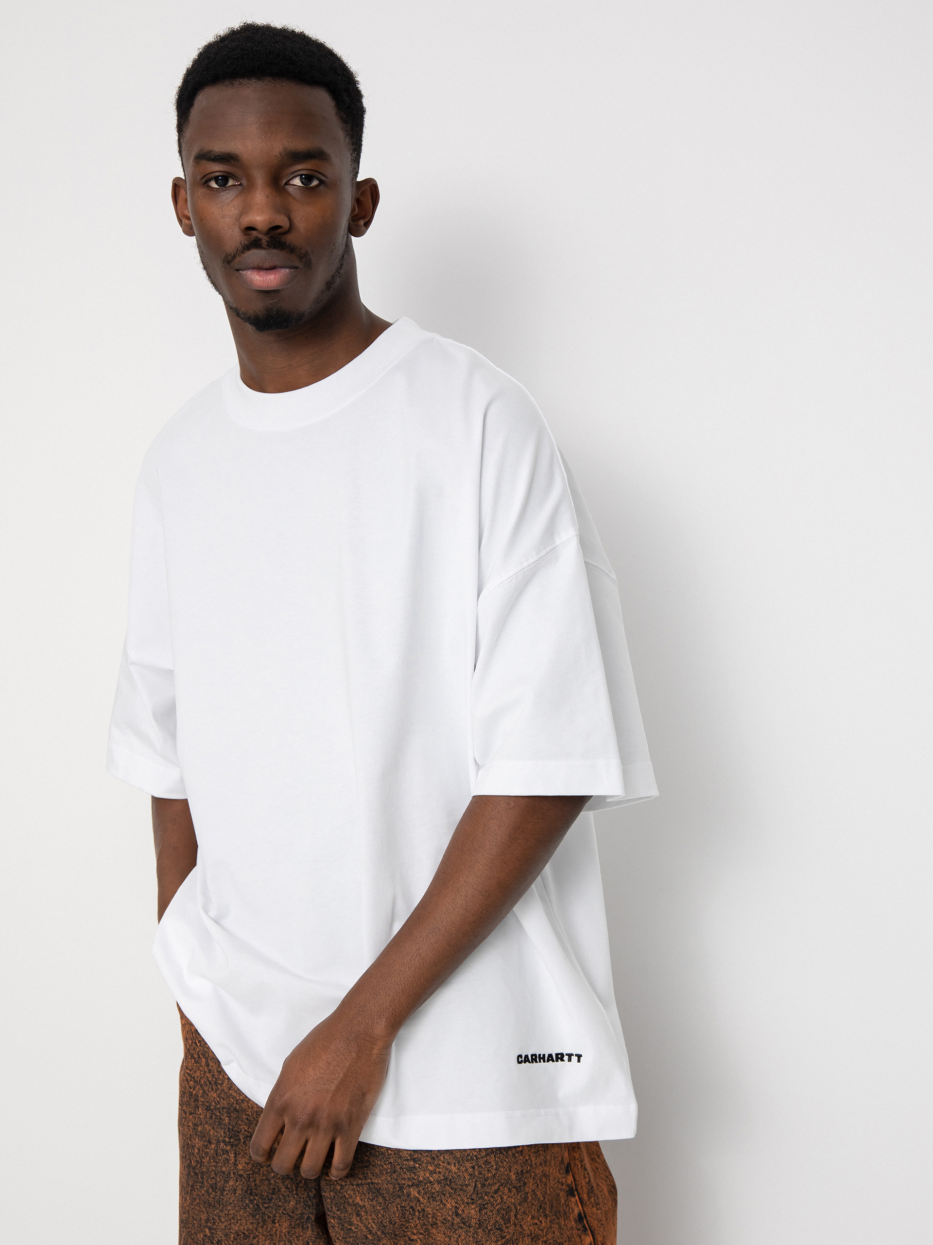 Tričko Carhartt WIP Link Script (white/black)