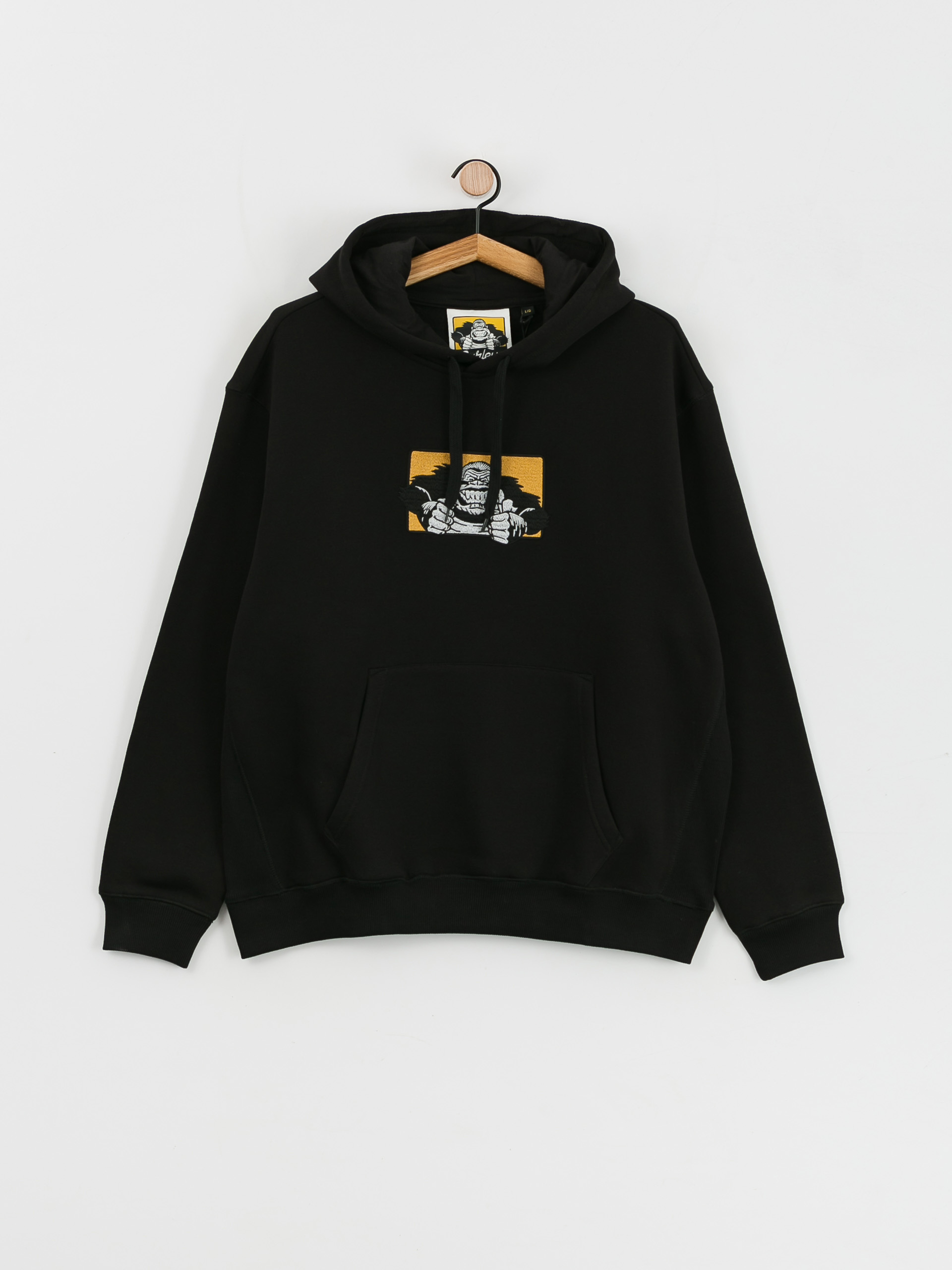 Mikina s kapucňou Element Burleys HD (flint black)