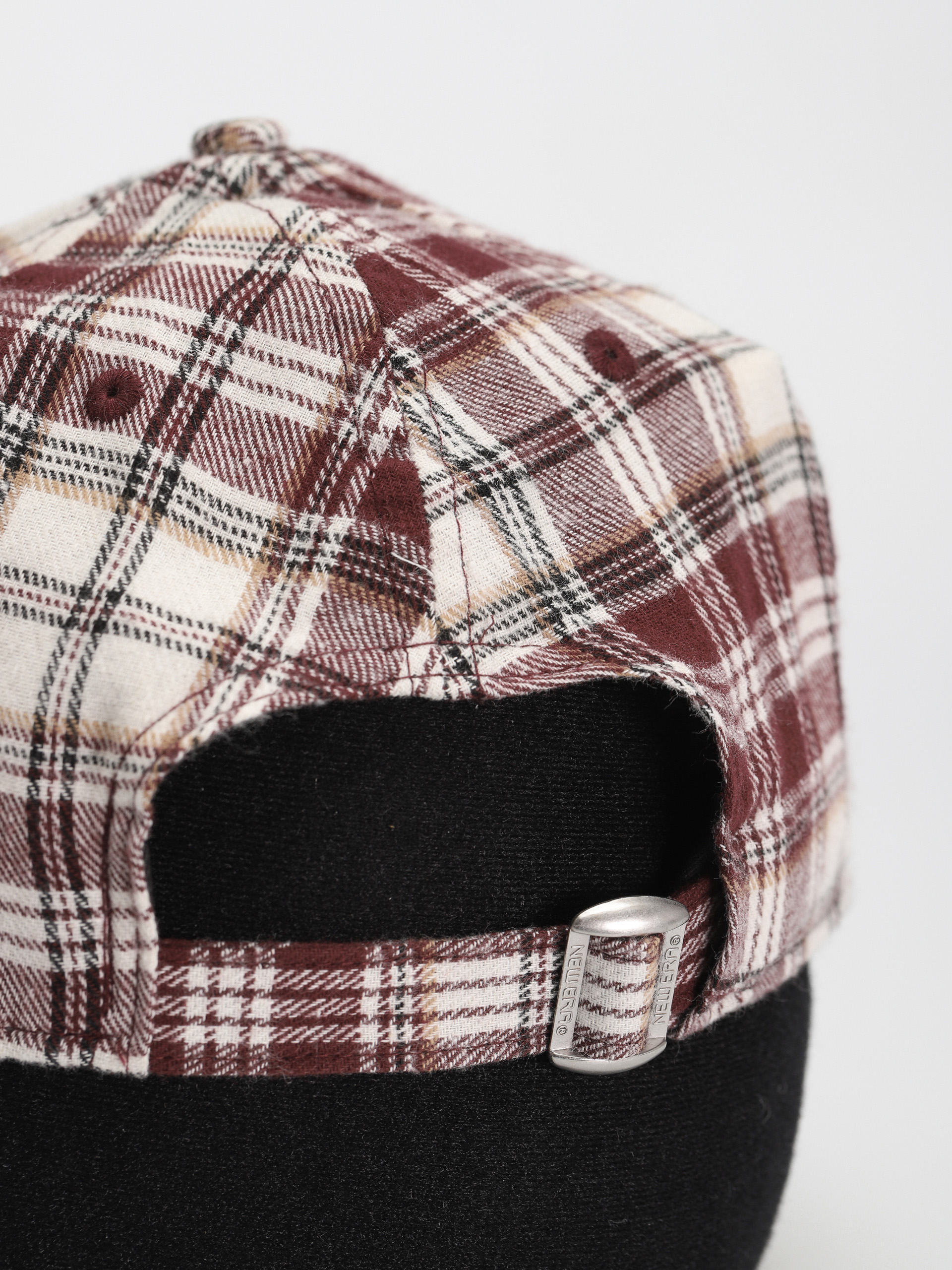 Šiltovka New Era Plaid Camo 9Forty New York Yankees (maroon)