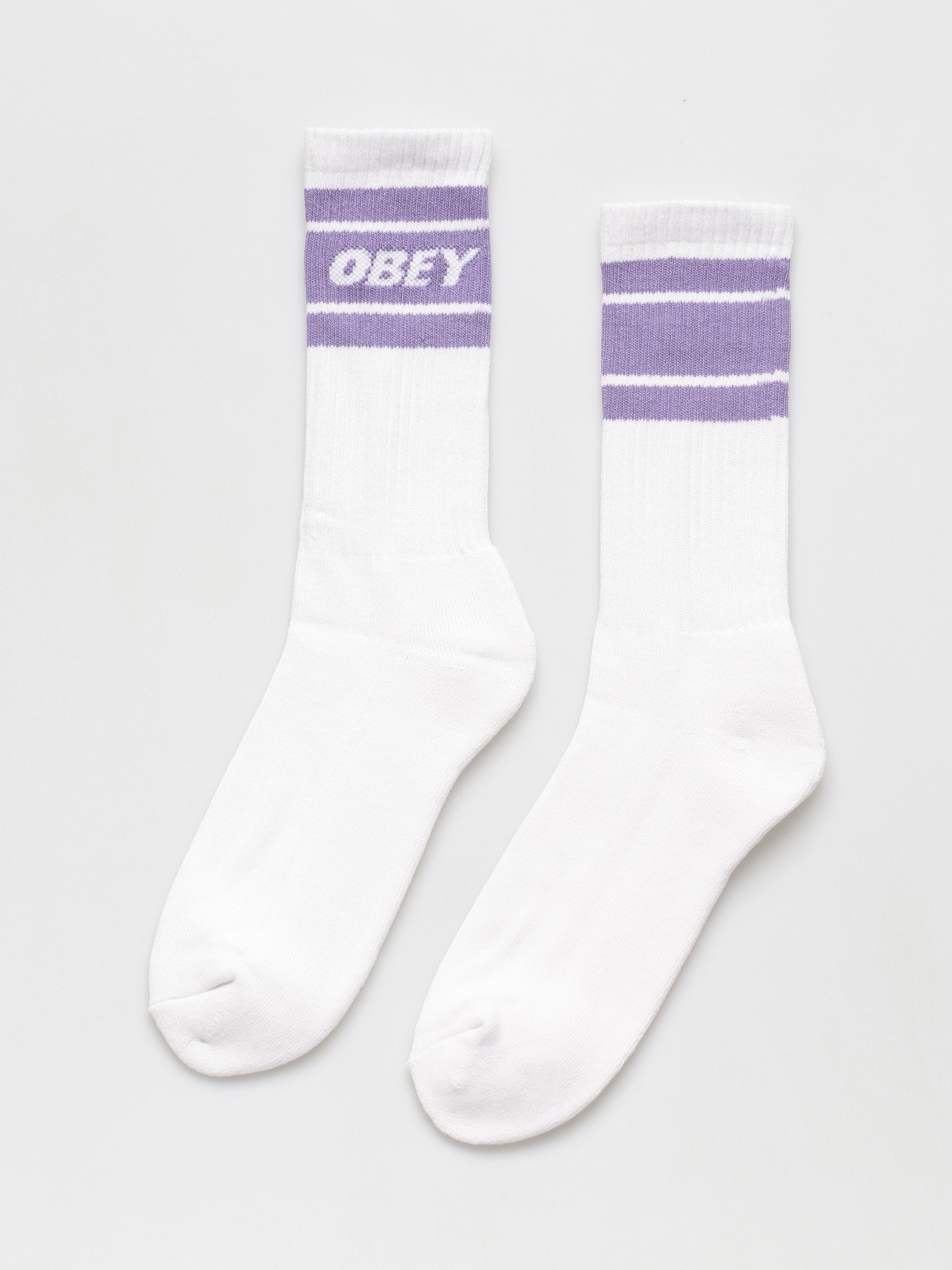 Ponožky OBEY Cooper II (white/purple flower)