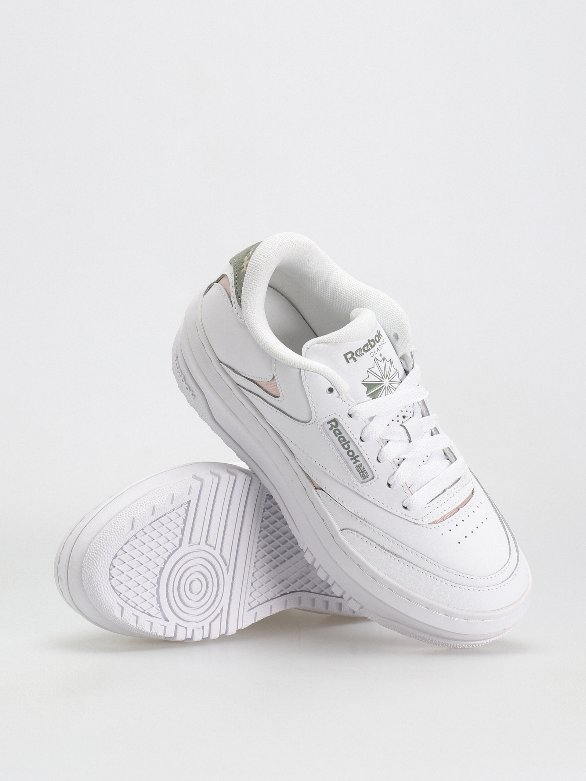 Topánky Reebok Club C Extra Wmn (ftwwht/hargrn/sofecr)