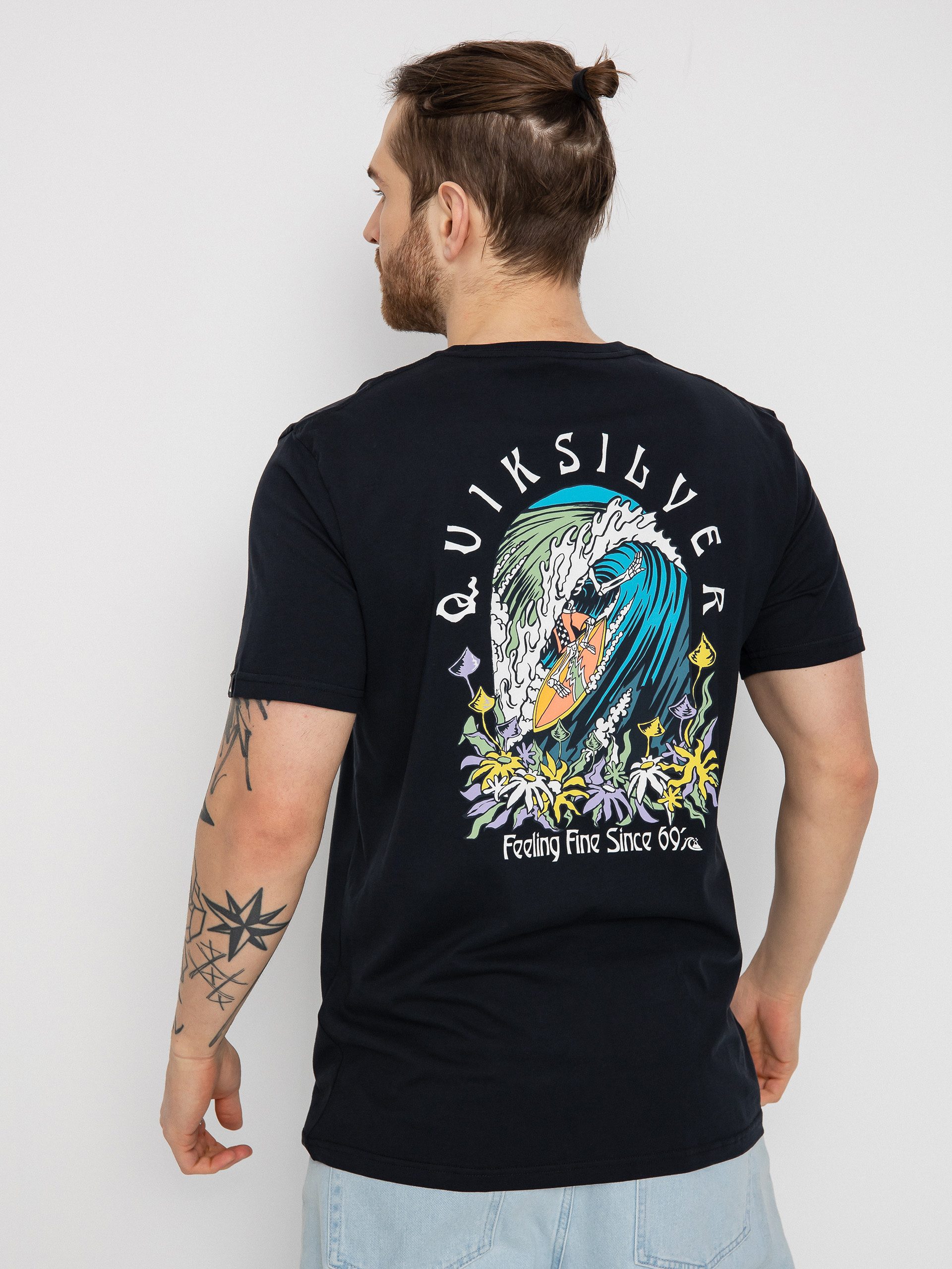 Tričko Quiksilver Original Barrel (black)