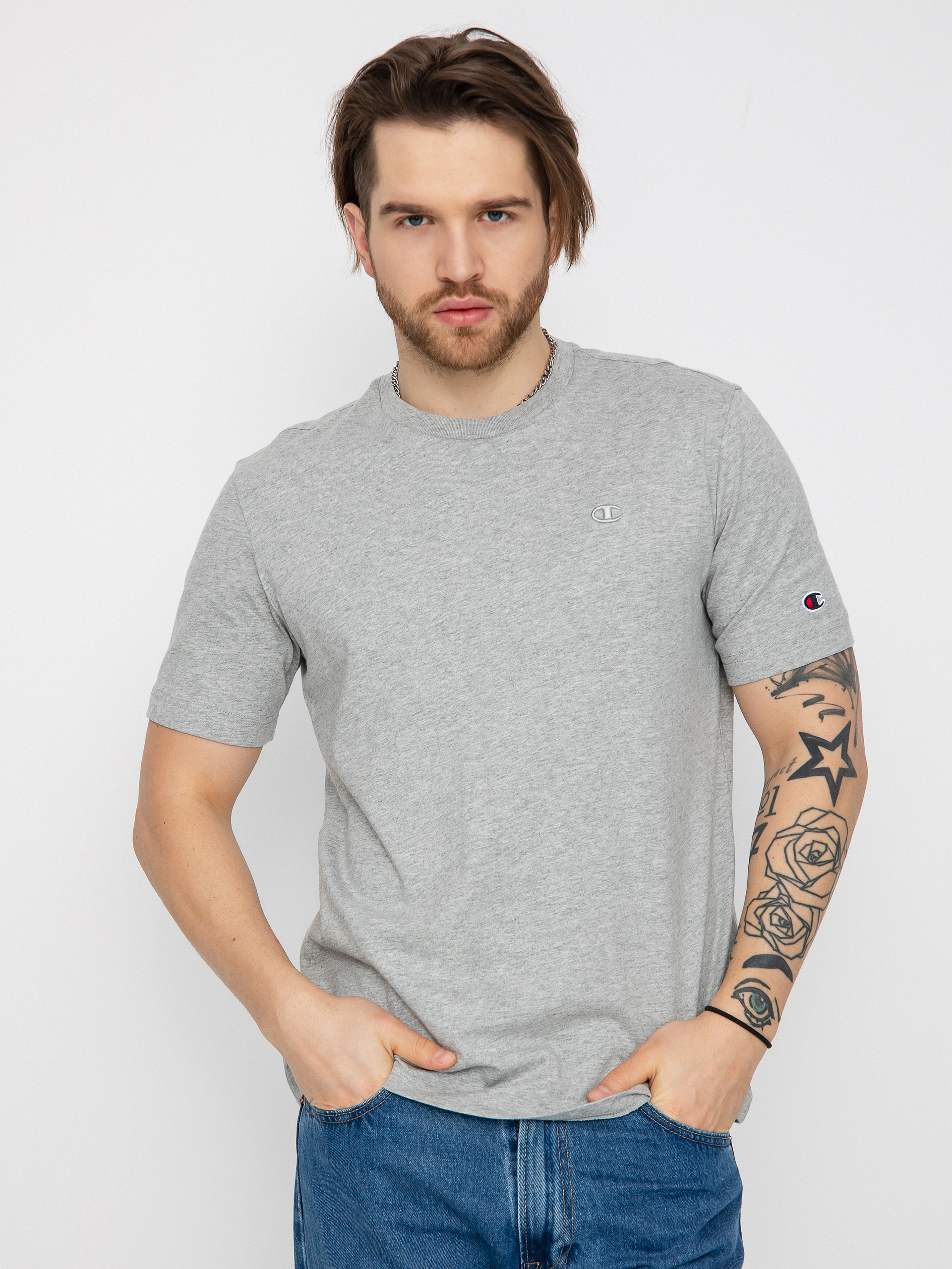 Tričko Champion Crewneck T-Shirt 218496 (nogm)