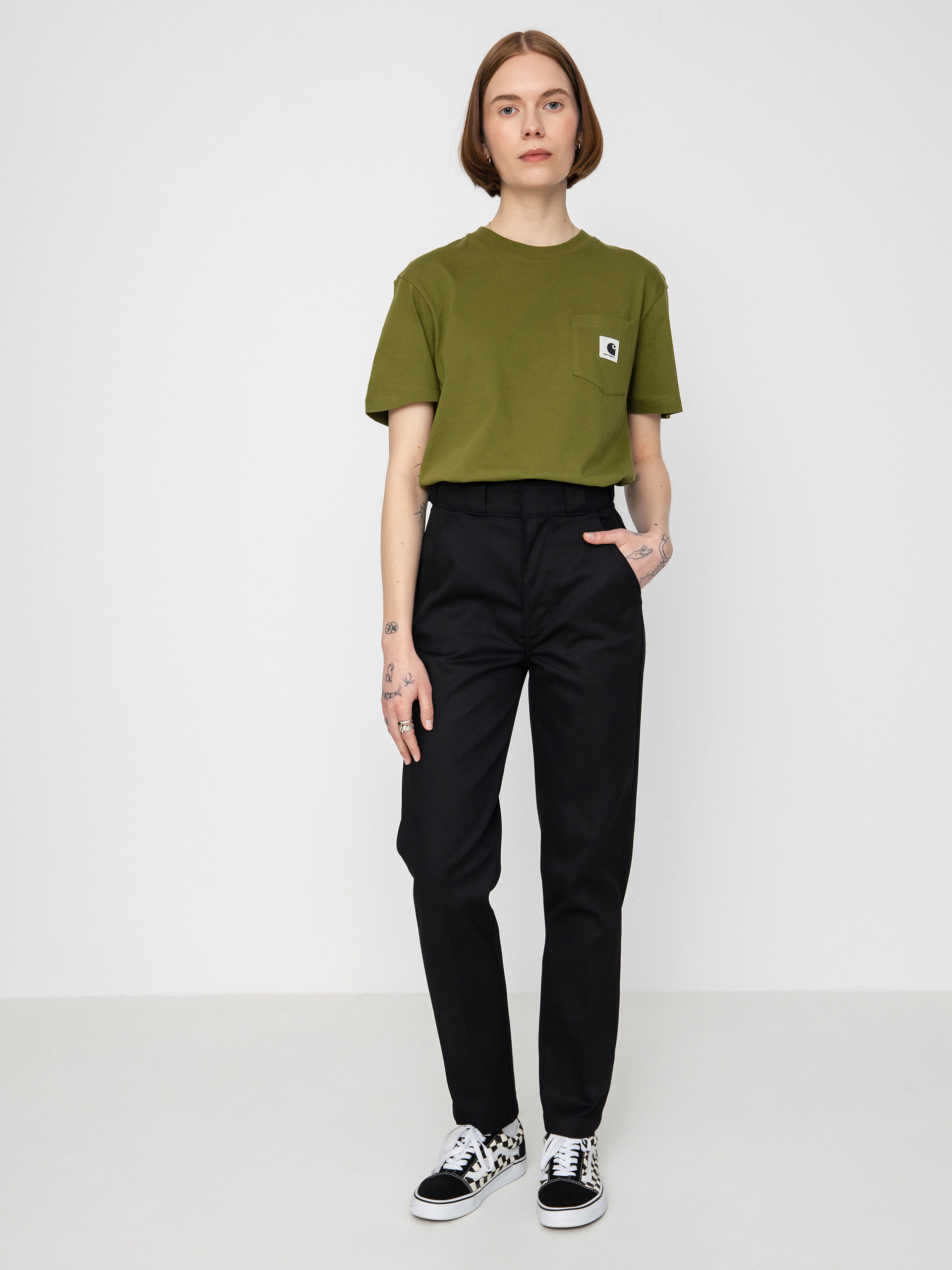 Nohavice Dickies Whitford Wmn (black)