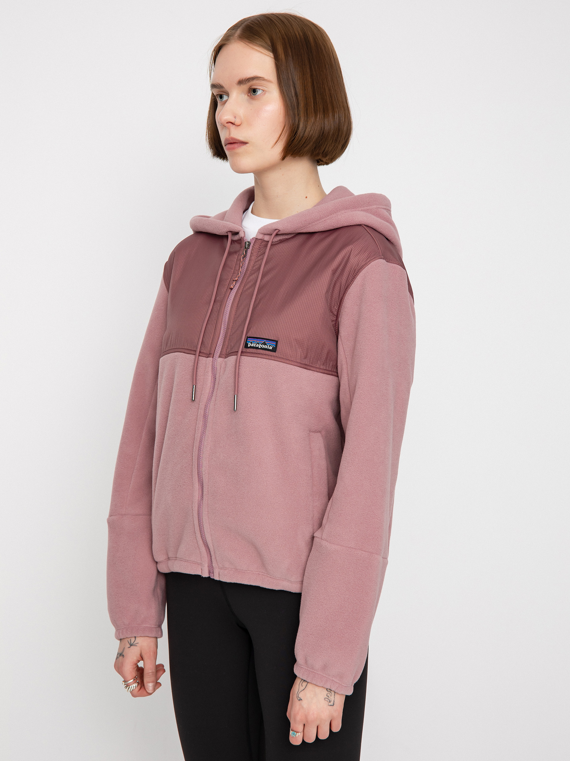 Dámsky Flisová mikina Patagonia Microdini Hoody (evening mauve)