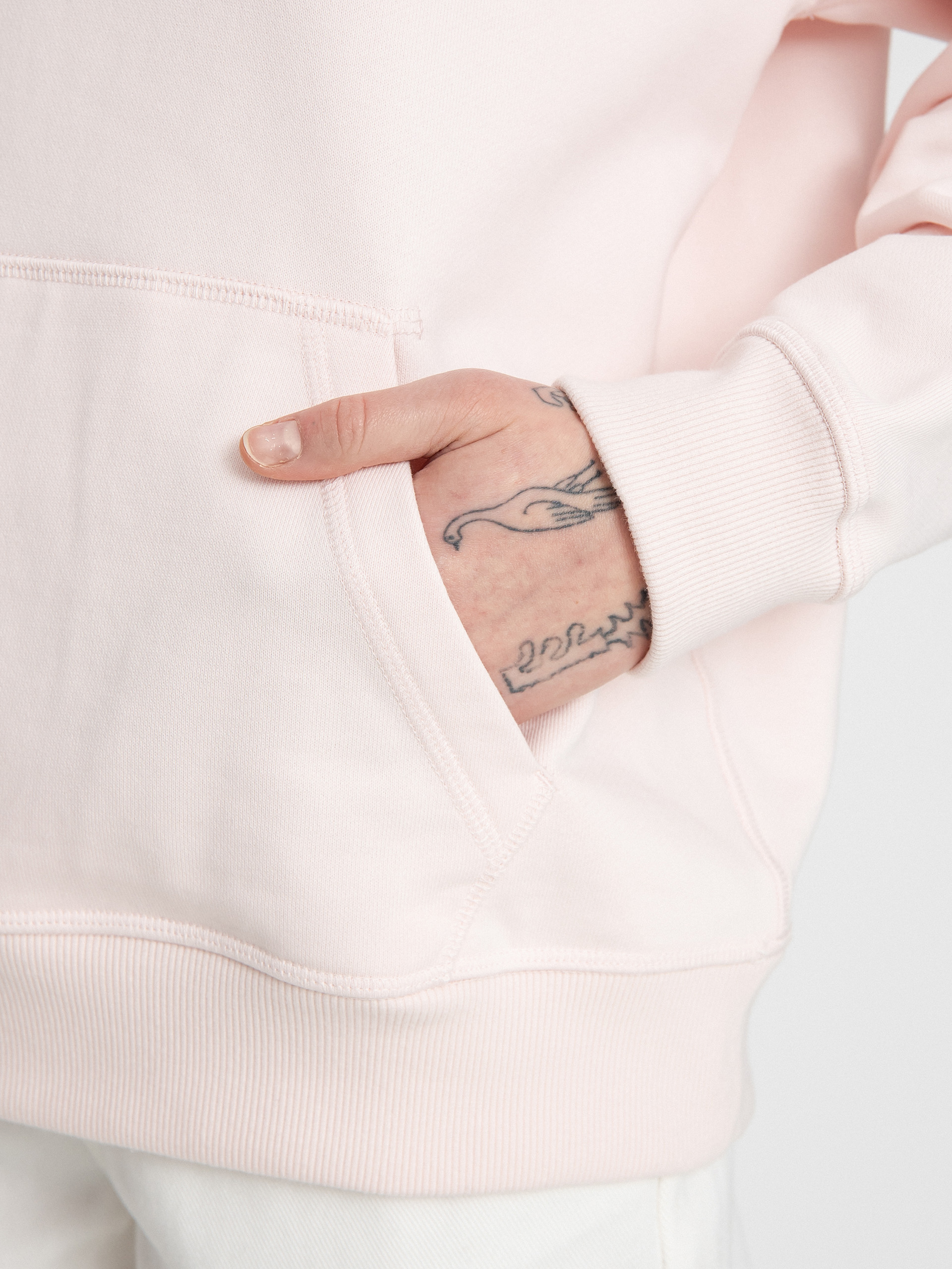 Mikina s kapucňou New Balance Essentials HD Wmn (washedpi)