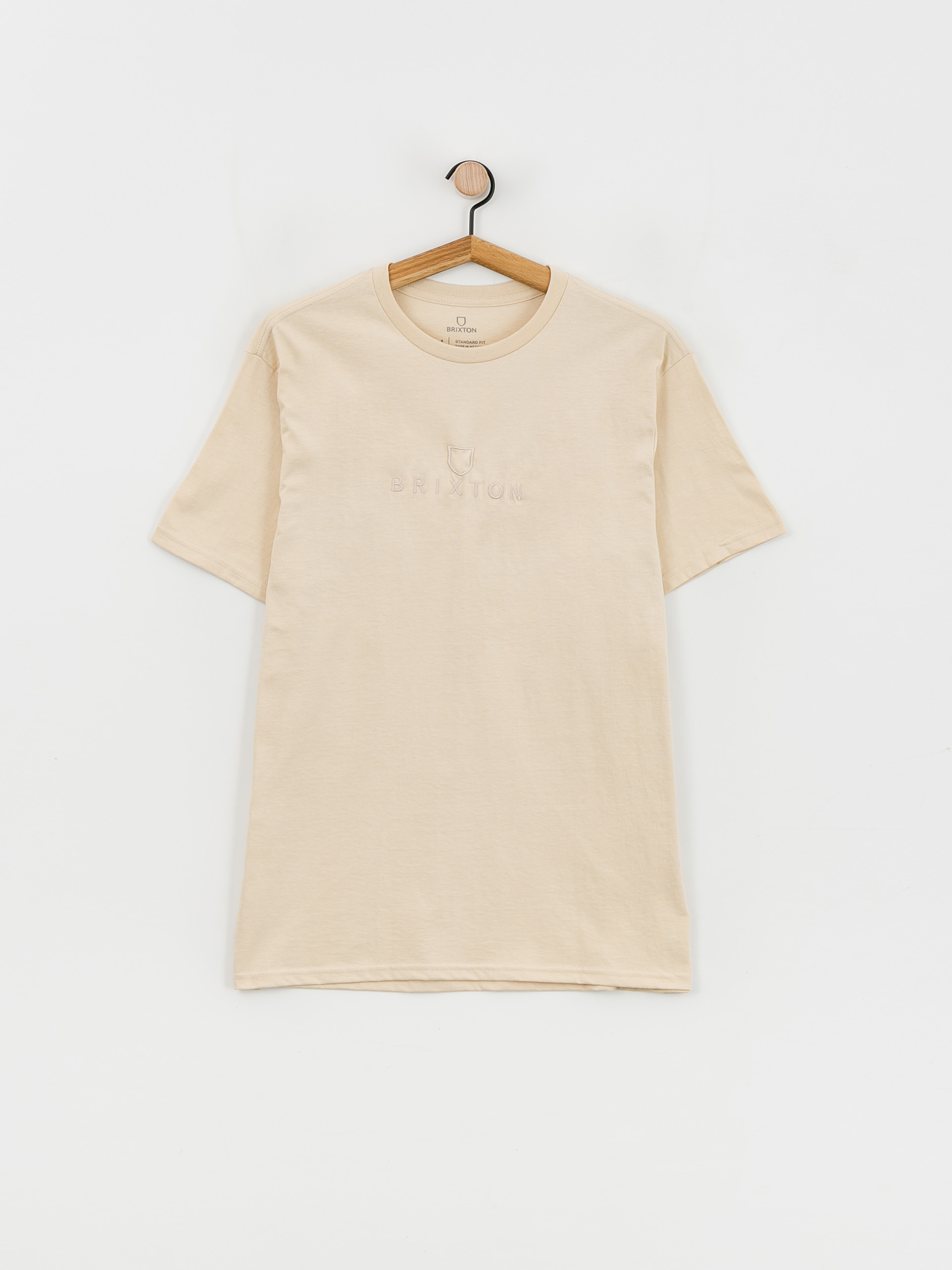 Tričko Brixton Alpha Thread (cream/sand)