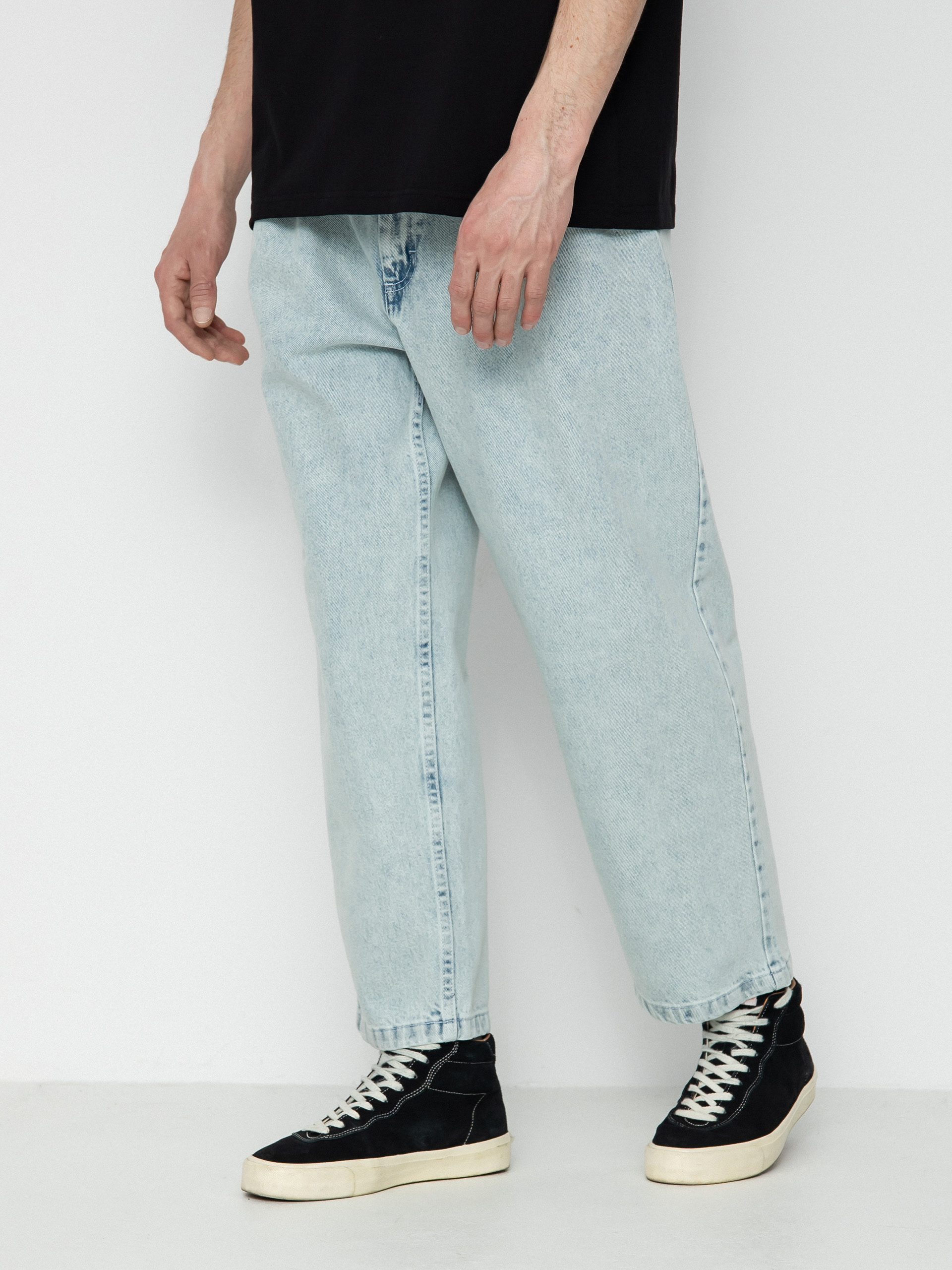 Nohavice Polar Skate Grund Chinos (ice blue)