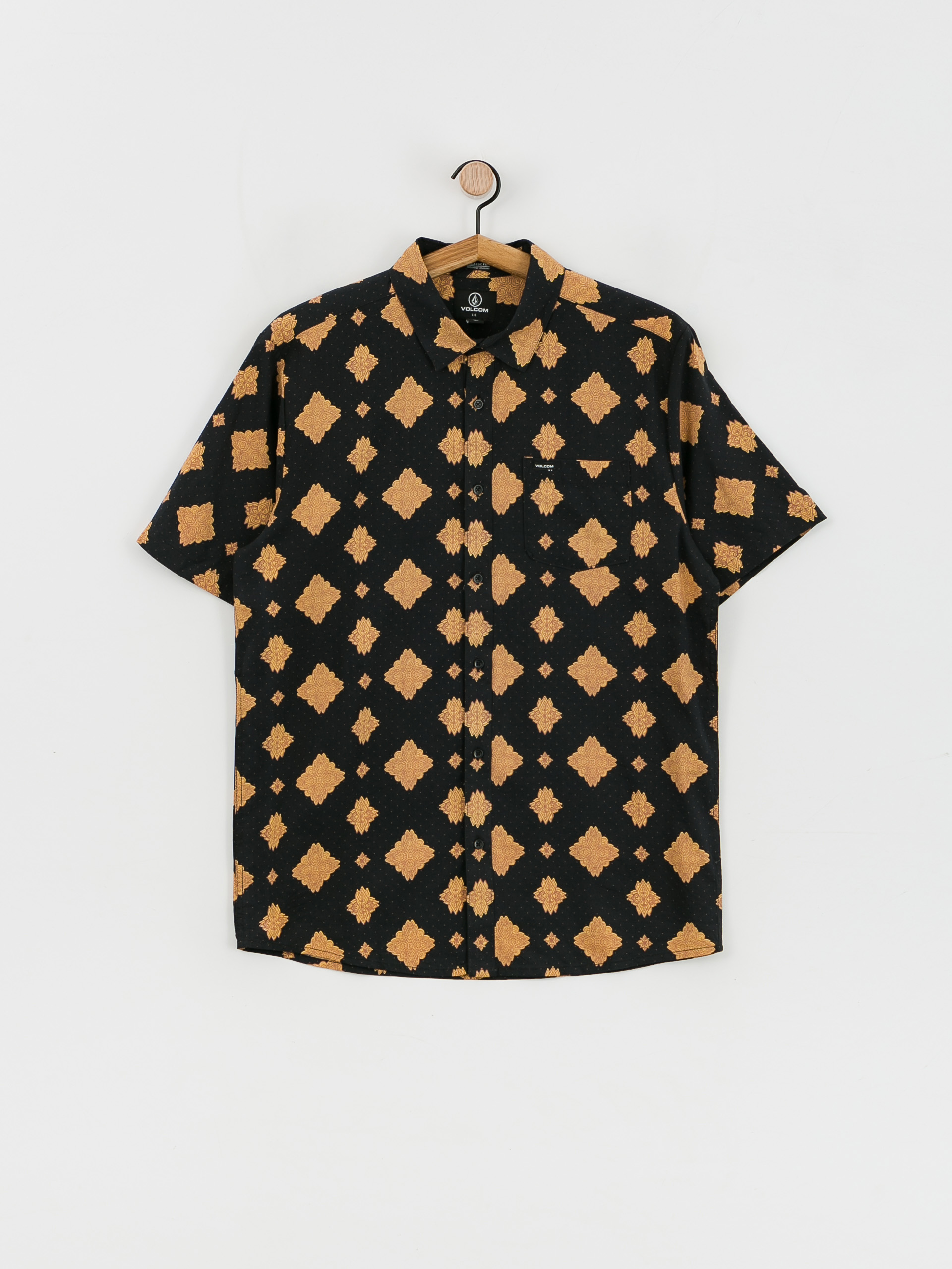 Košeľa Volcom Grit Mandala (new black)