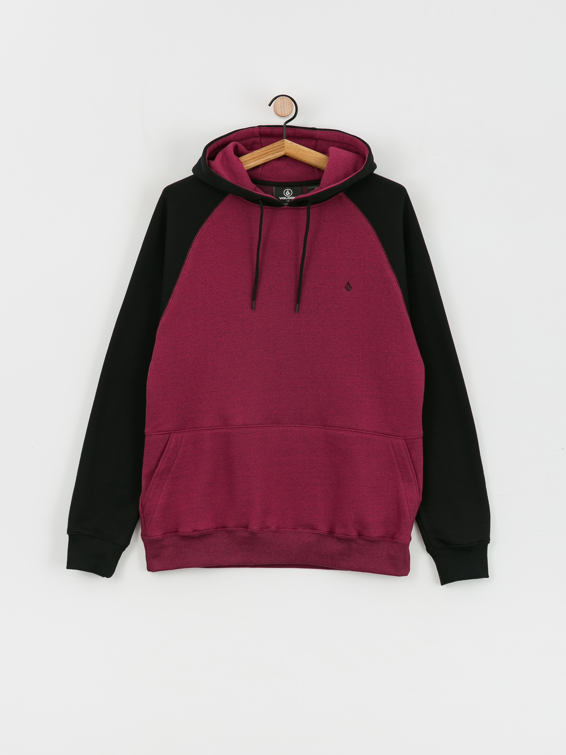 Mikina s kapucňou Volcom Homak HD (plum)