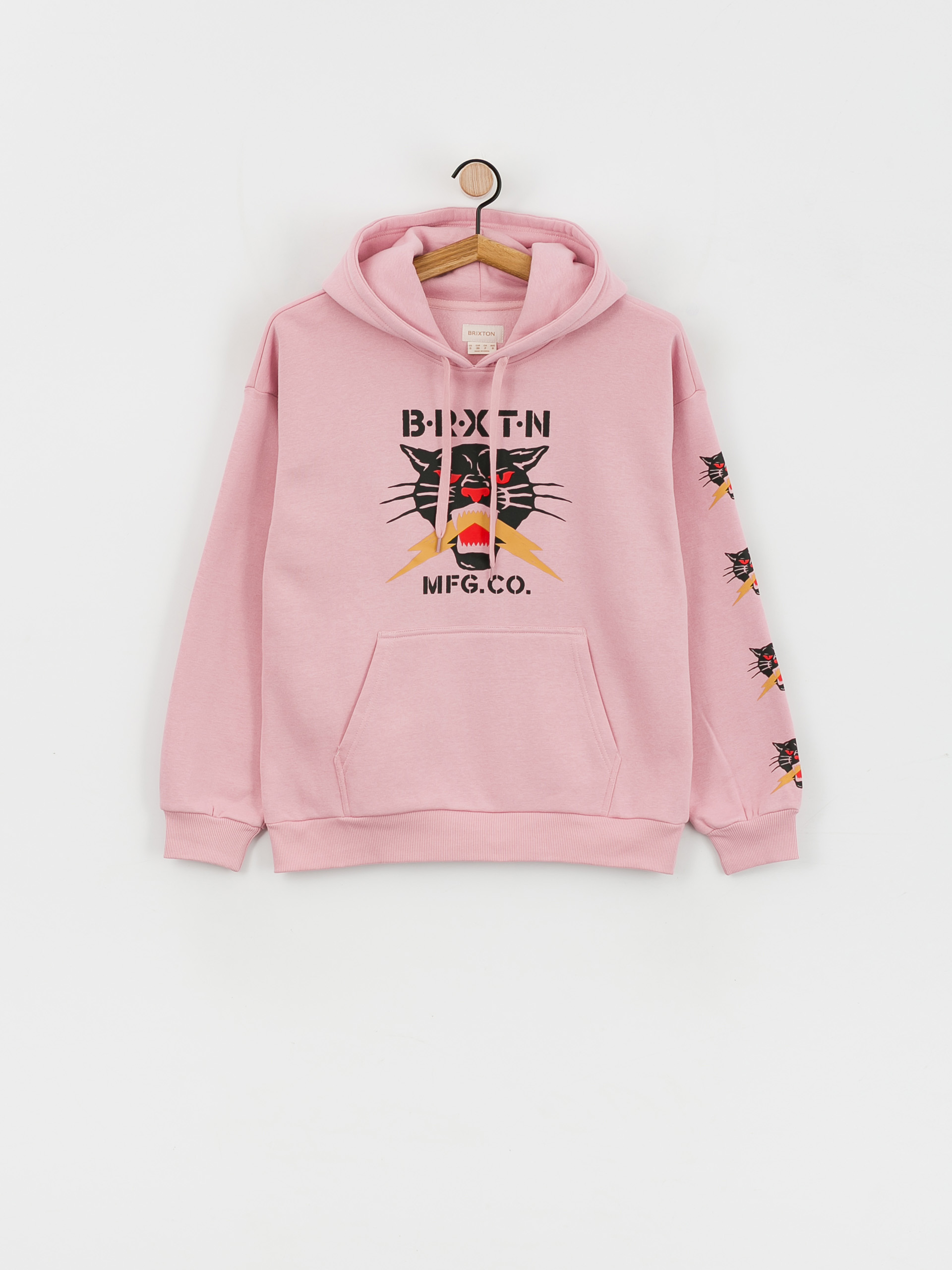 Mikina s kapucňou Brixton Sparks HD Wmn (pink nectar)