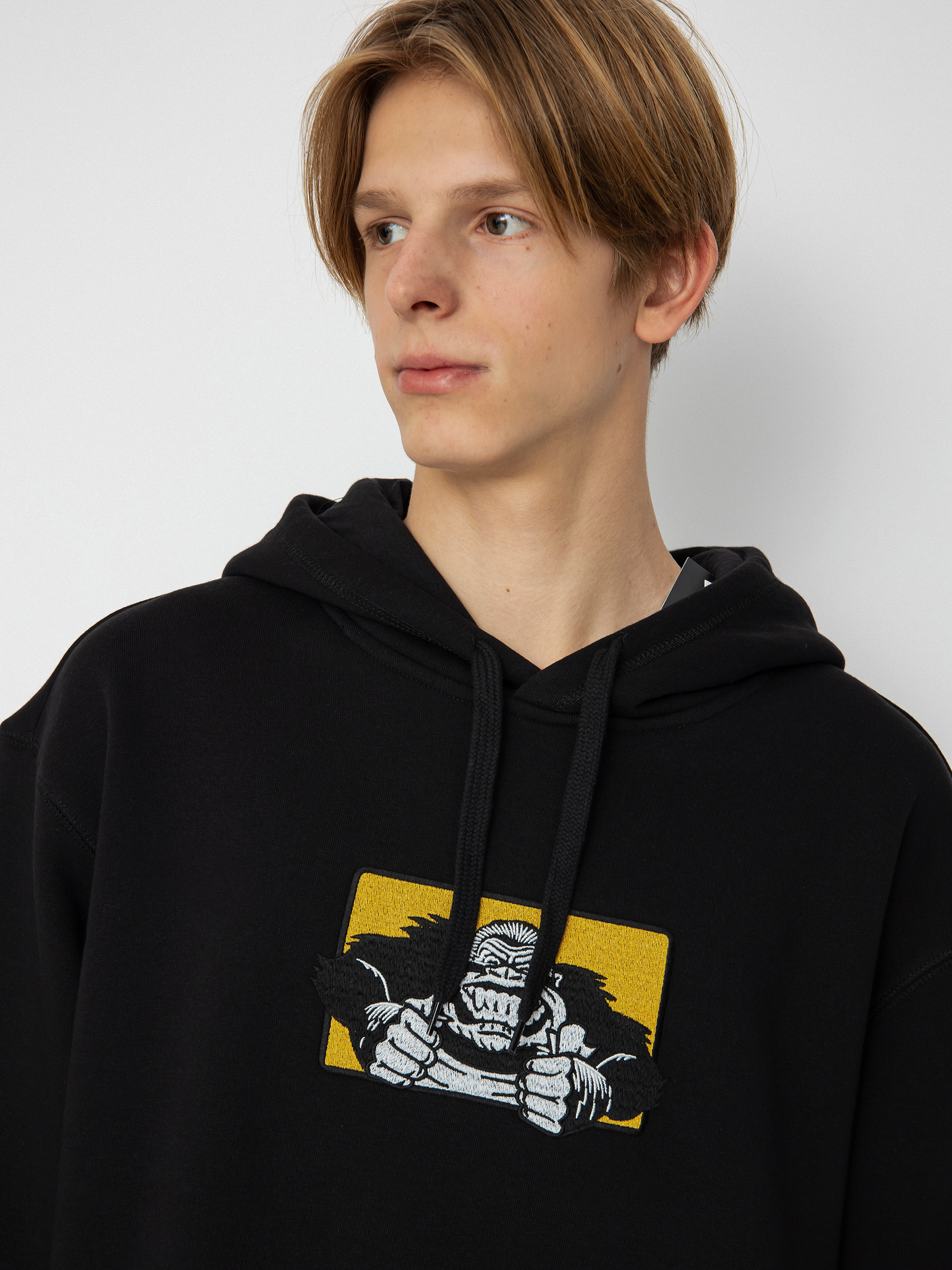 Mikina s kapucňou Element Burleys HD (flint black)