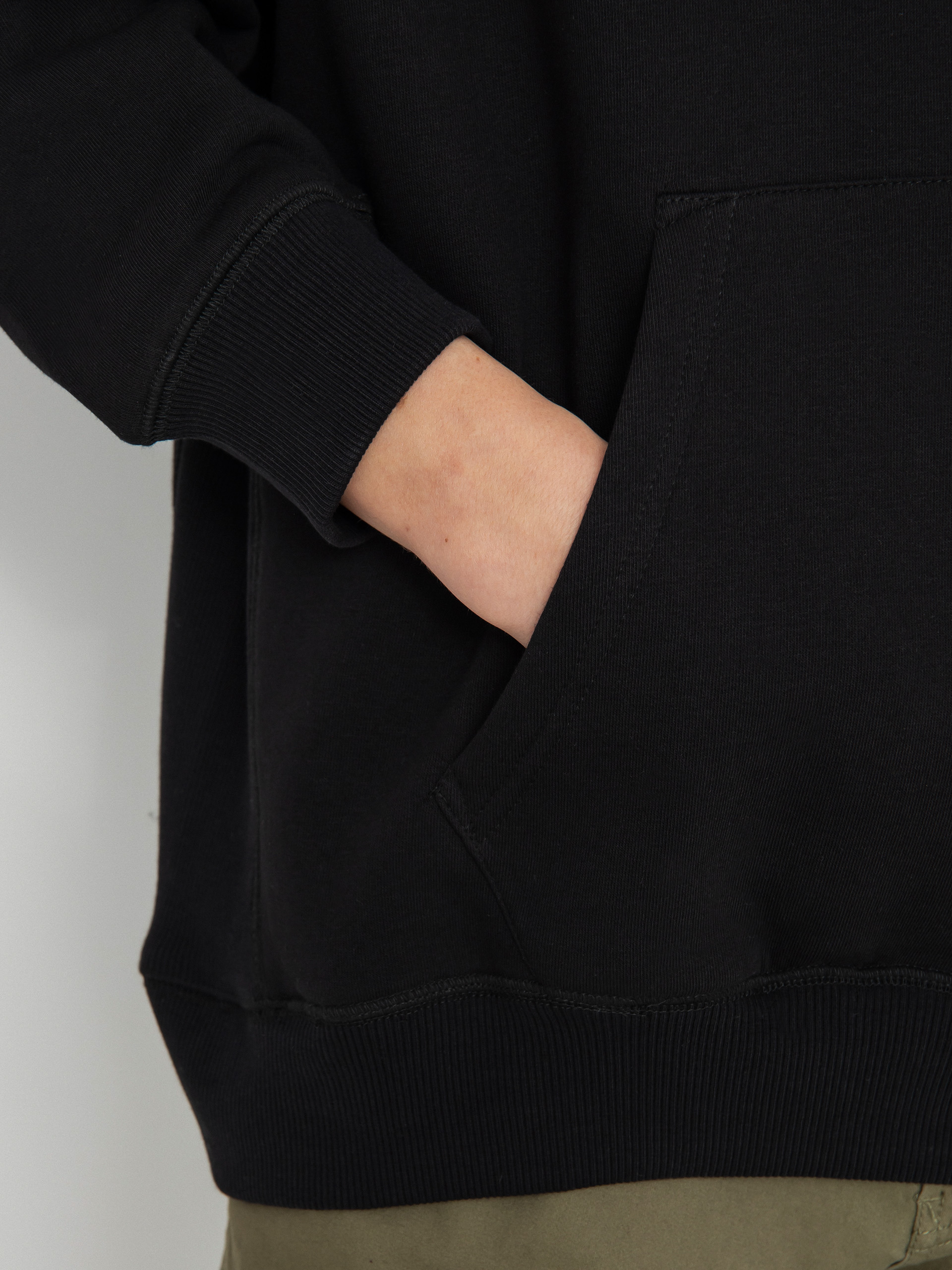 Mikina s kapucňou Element Burleys HD (flint black)