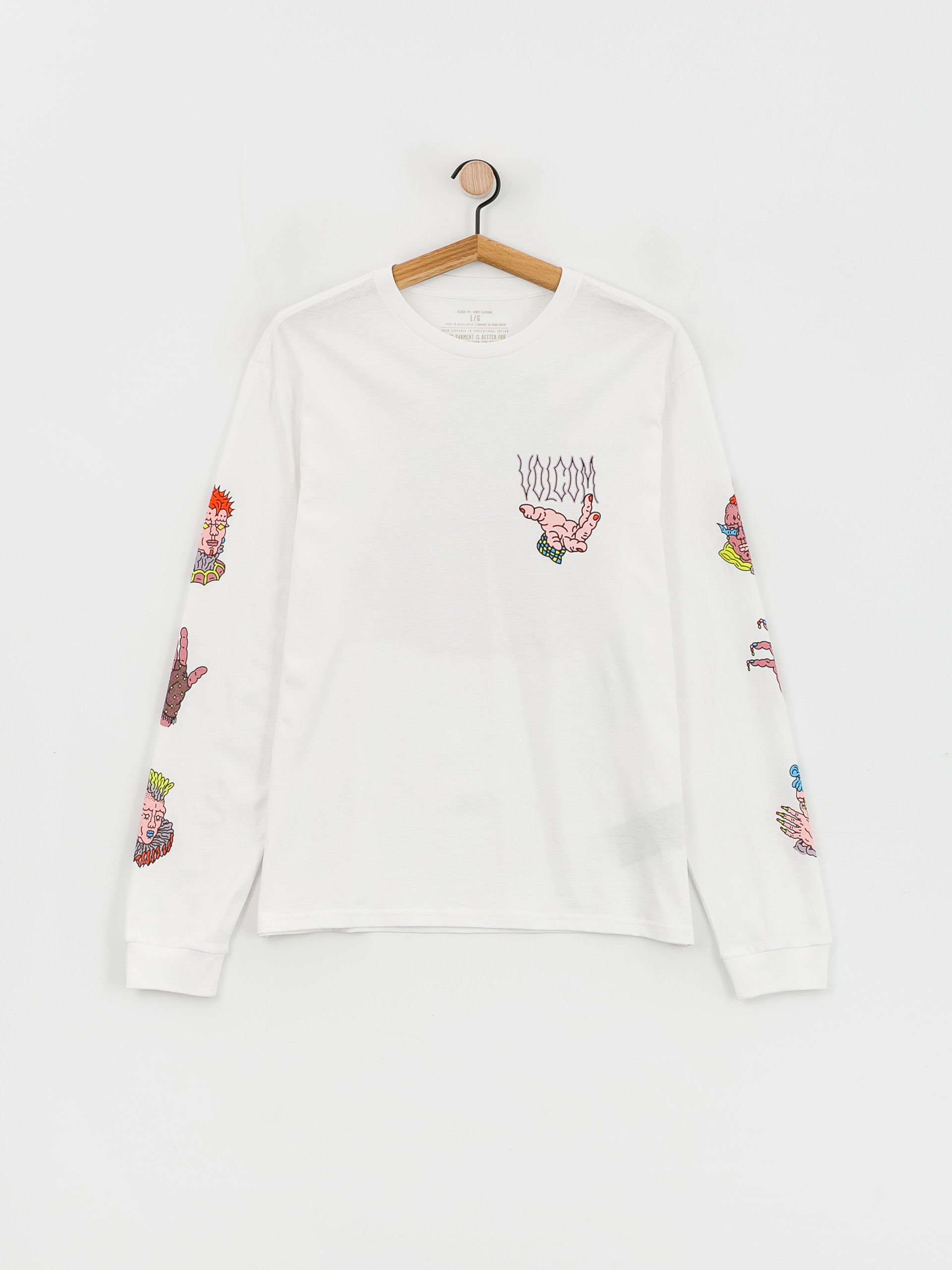 Triko Volcom Connected Minds (white)