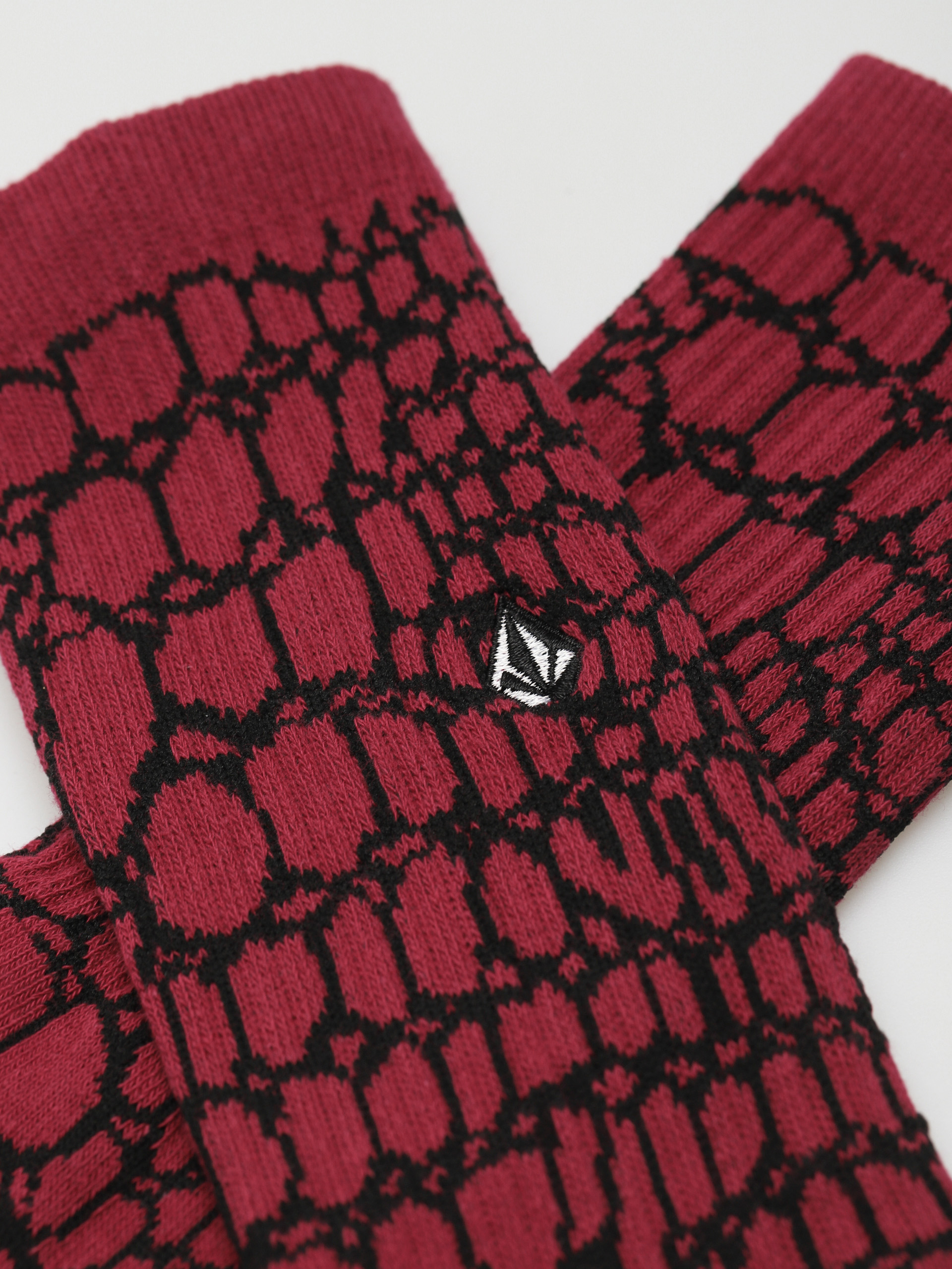 Ponožky Volcom Fa Todd Bratrud (plum)